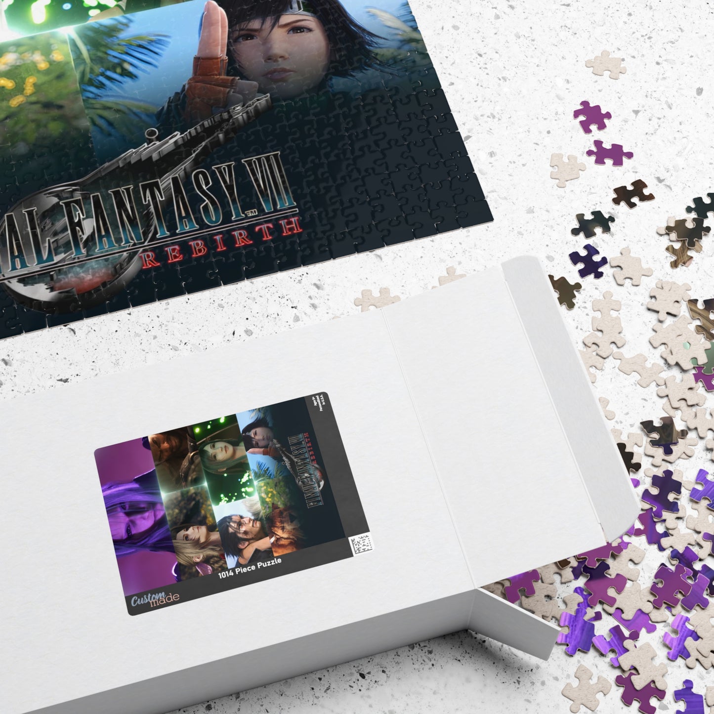 Final Fantasy VII Remake Rebirth | Cloud Sephorith Aerith Barret Tifa Zack Yuffie Vincent Red XIII | Jigsaw Puzzle (1014-piece Horizontal | Vertical)