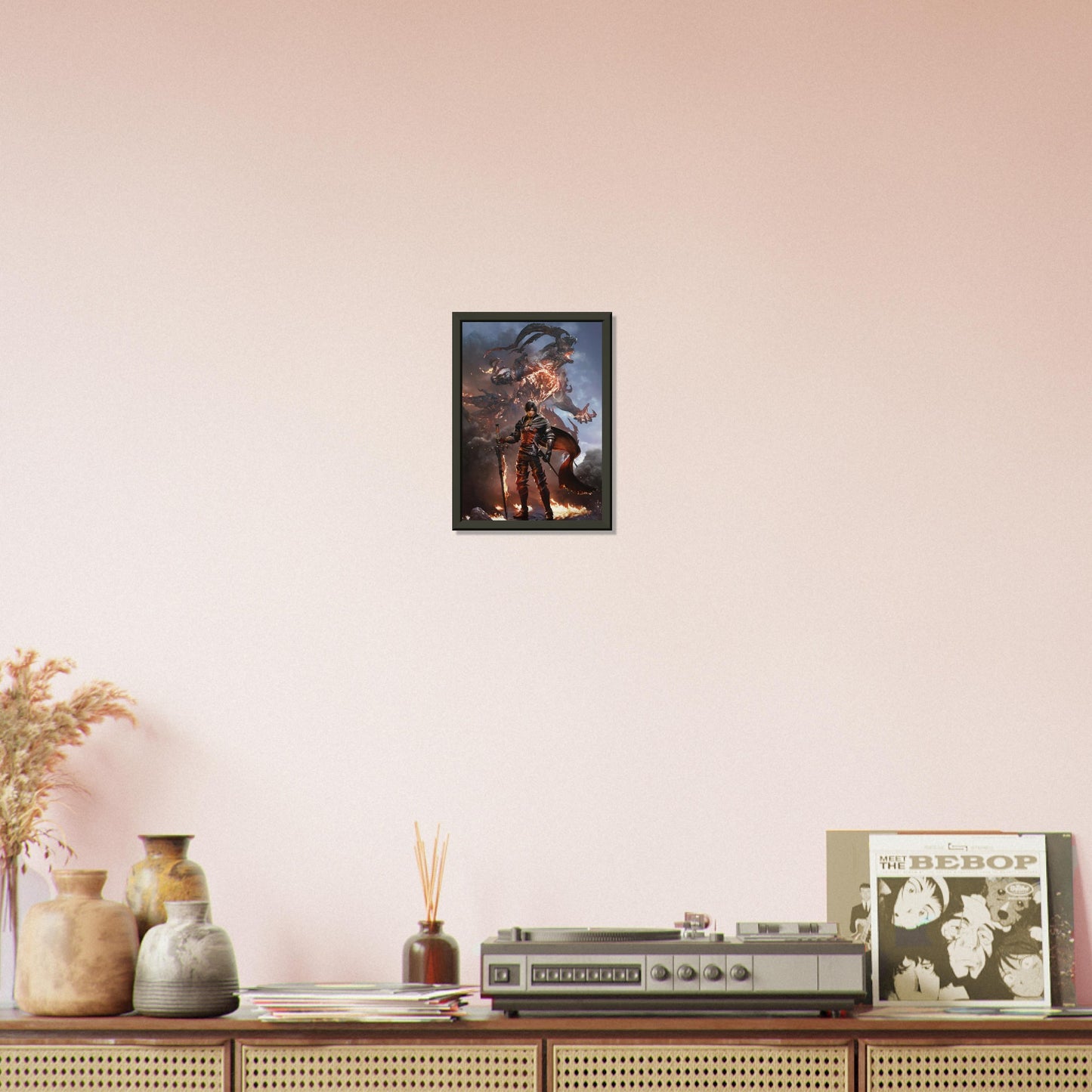 Póster con marco de metal de papel mate de calidad museística FFXVI