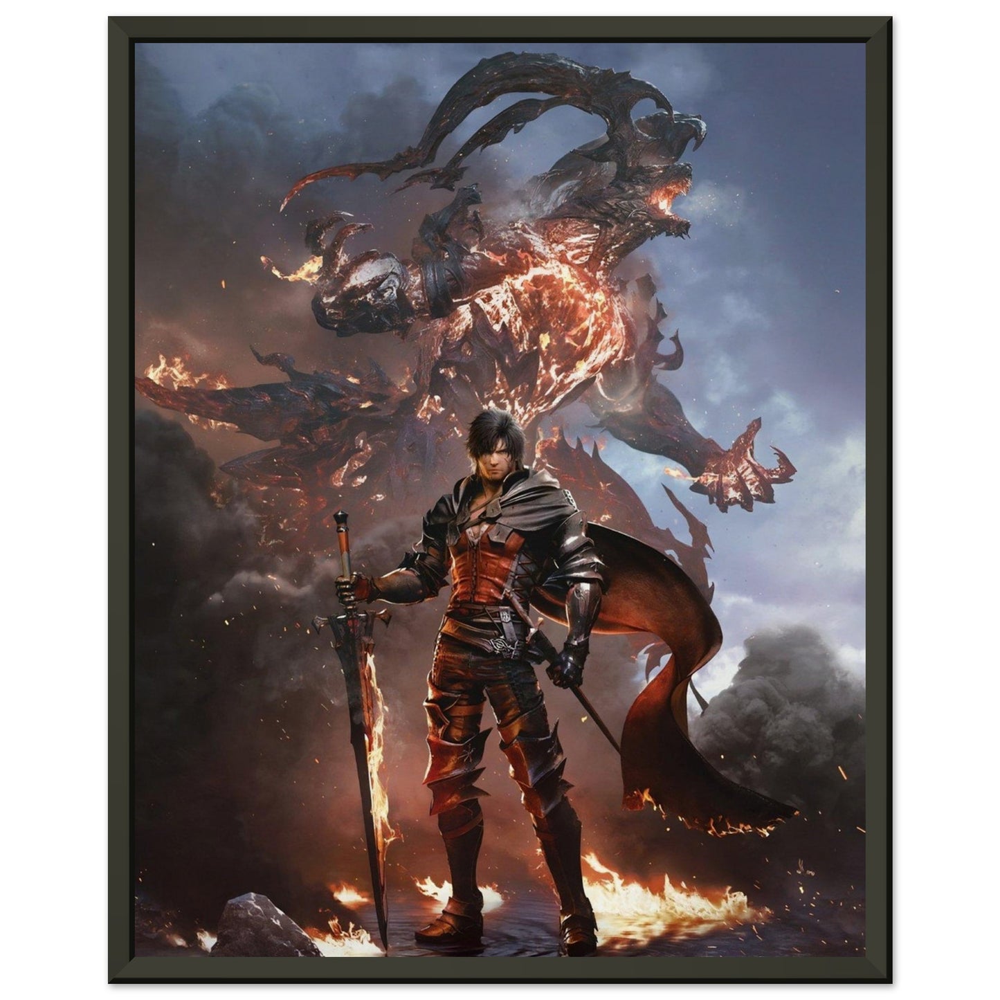 FFXVI Museum-Quality Matte Paper Metal Framed Poster