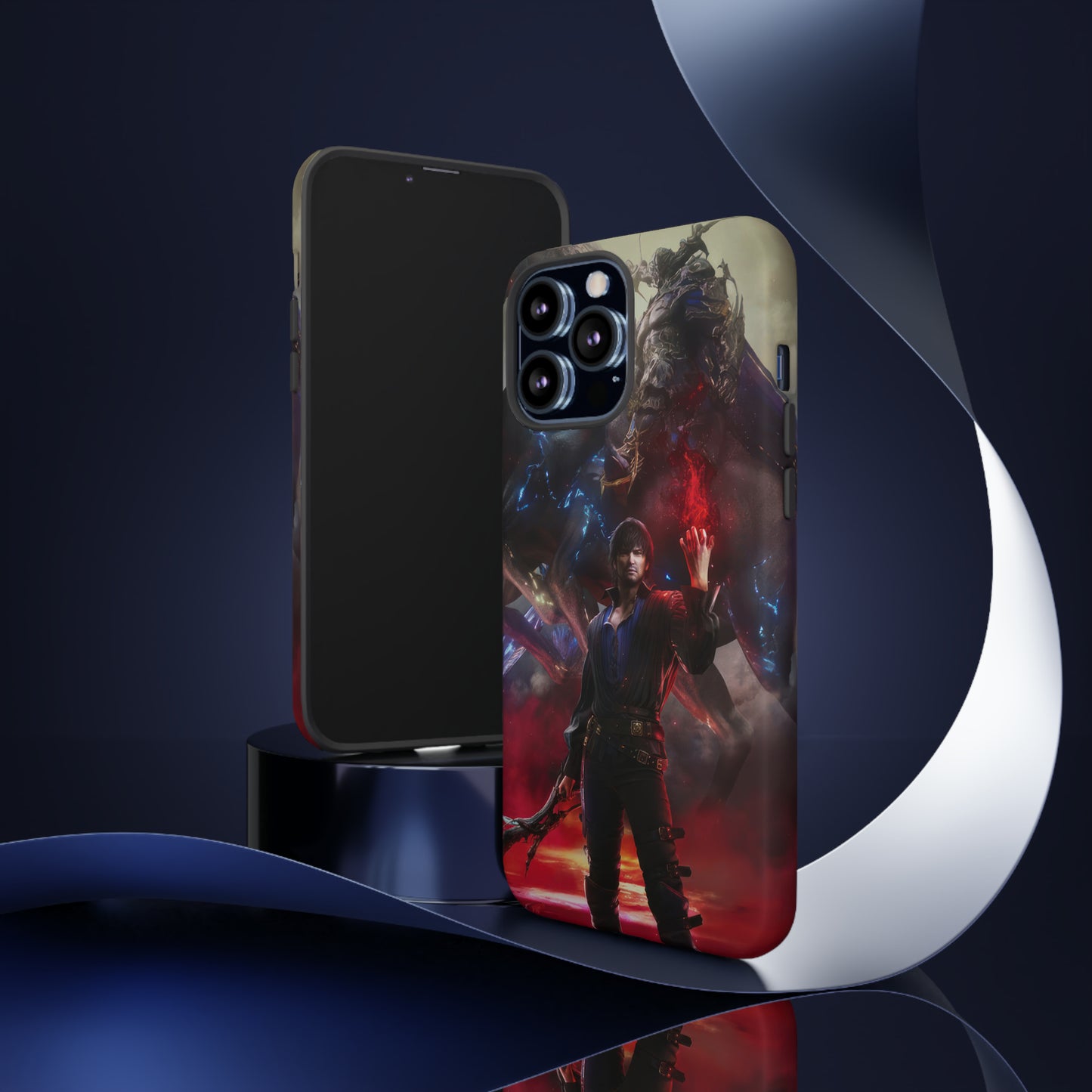 Final Fantasy XVI Barnabas Tharmr | Enhance Tough Phone Cases for iPhone 11-15 Pro Max / Samsung S21 - 23 Ultra / Pixel 5 - 7