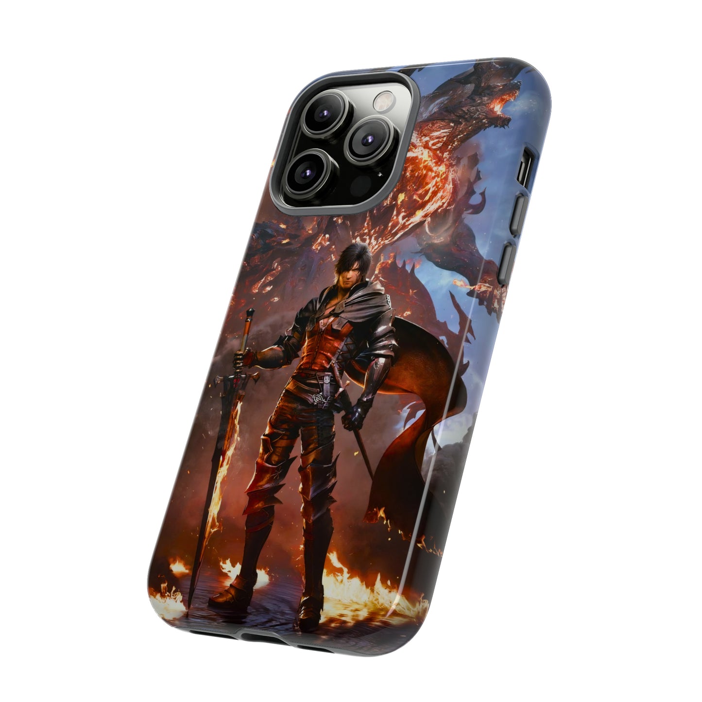 Final Fantasy XVI | Clive Rosfield | Enhance Tough Phone Cases for iPhone 11-15 Pro Max / Samsung S21 - 23 Ultra / Pixel 5 - 7