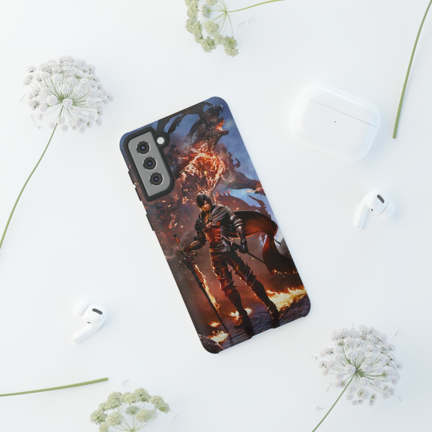 Final Fantasy XVI | Clive Rosfield | Enhance Tough Phone Cases for iPhone 11-15 Pro Max / Samsung S21 - 23 Ultra / Pixel 5 - 7