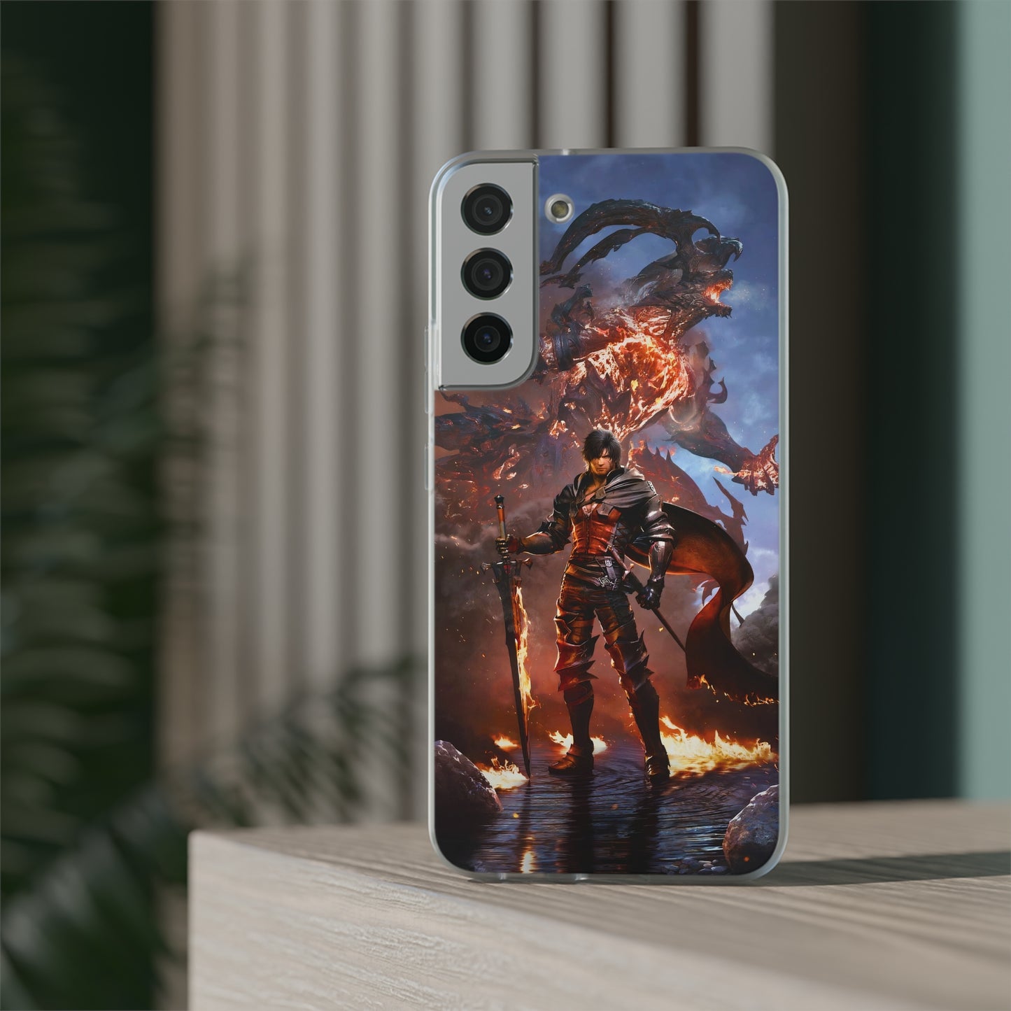 Final Fantasy XVI Clive Rosfield | Flexible Phone Case | Iphone 11-14 Pro Max | Samsung 21-23 Ultra | Gift Packages Choice