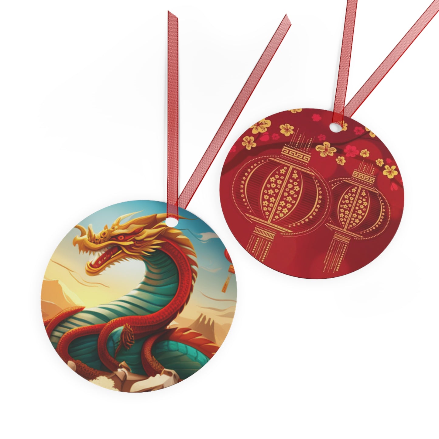 Dragon Year | Metal Ornaments