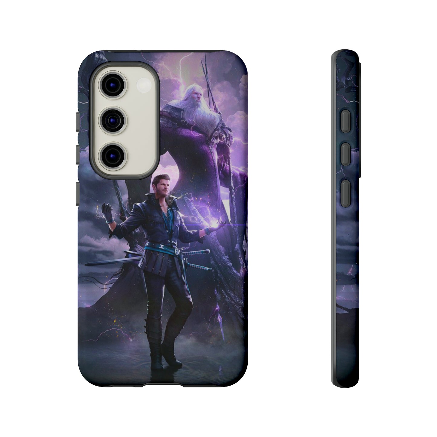 Final Fantasy XVI | Cidolfus Telamon | Enhance Tough Phone Cases for iPhone 11-15 Pro Max / Samsung S21 - 23 Ultra / Pixel 5 - 7