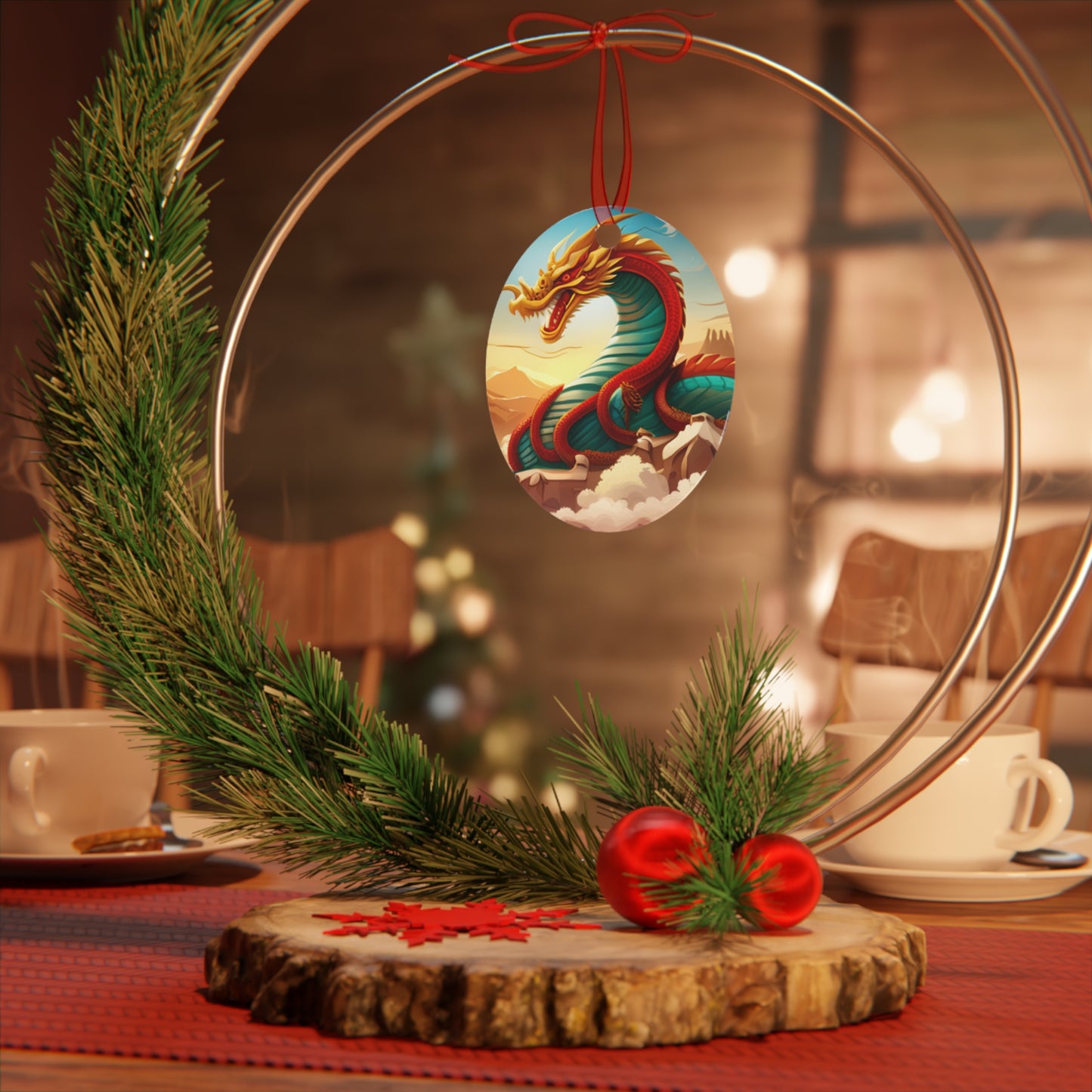 Dragon Year | Metal Ornaments