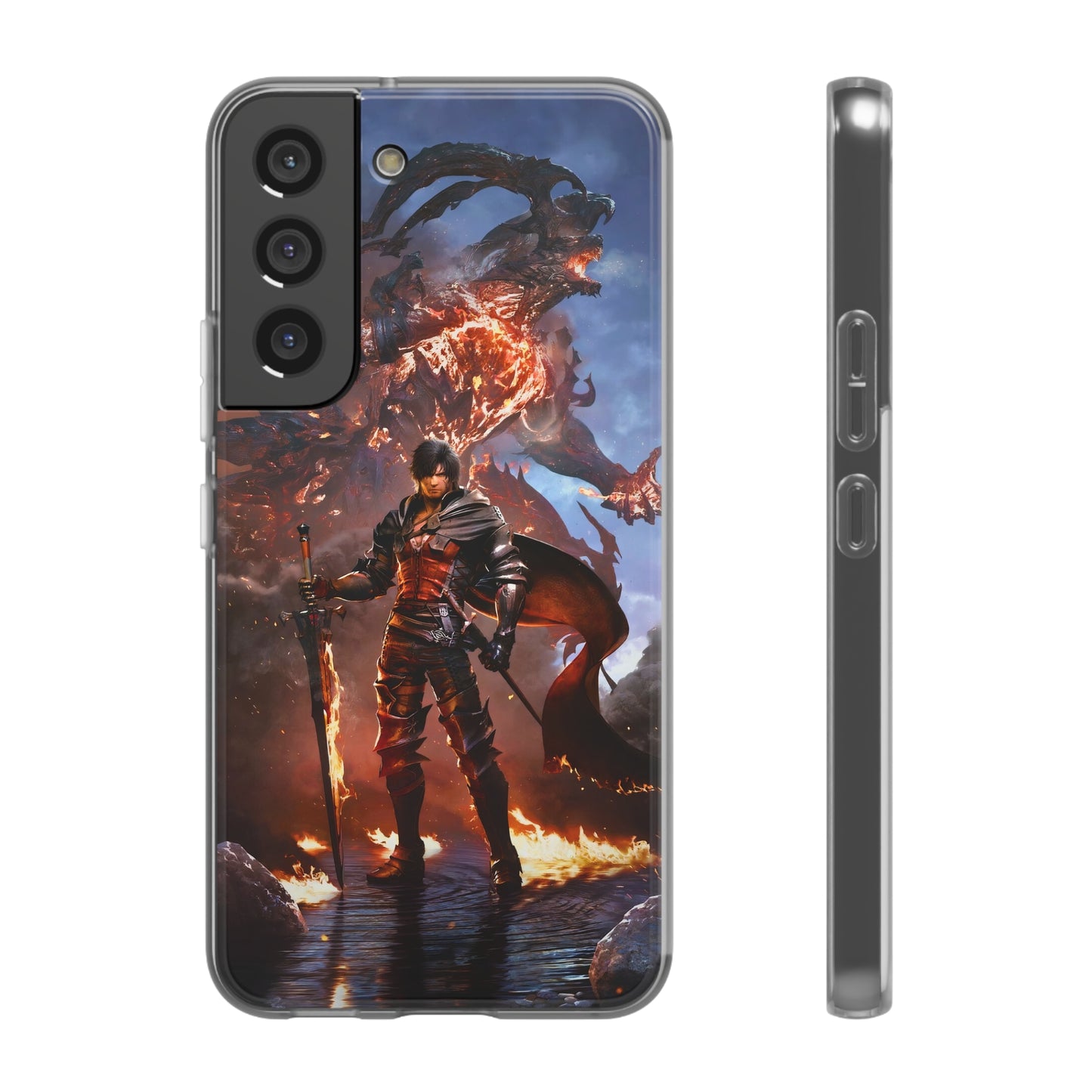 Final Fantasy XVI Clive Rosfield | Flexible Phone Case | Iphone 11-14 Pro Max | Samsung 21-23 Ultra | Gift Packages Choice