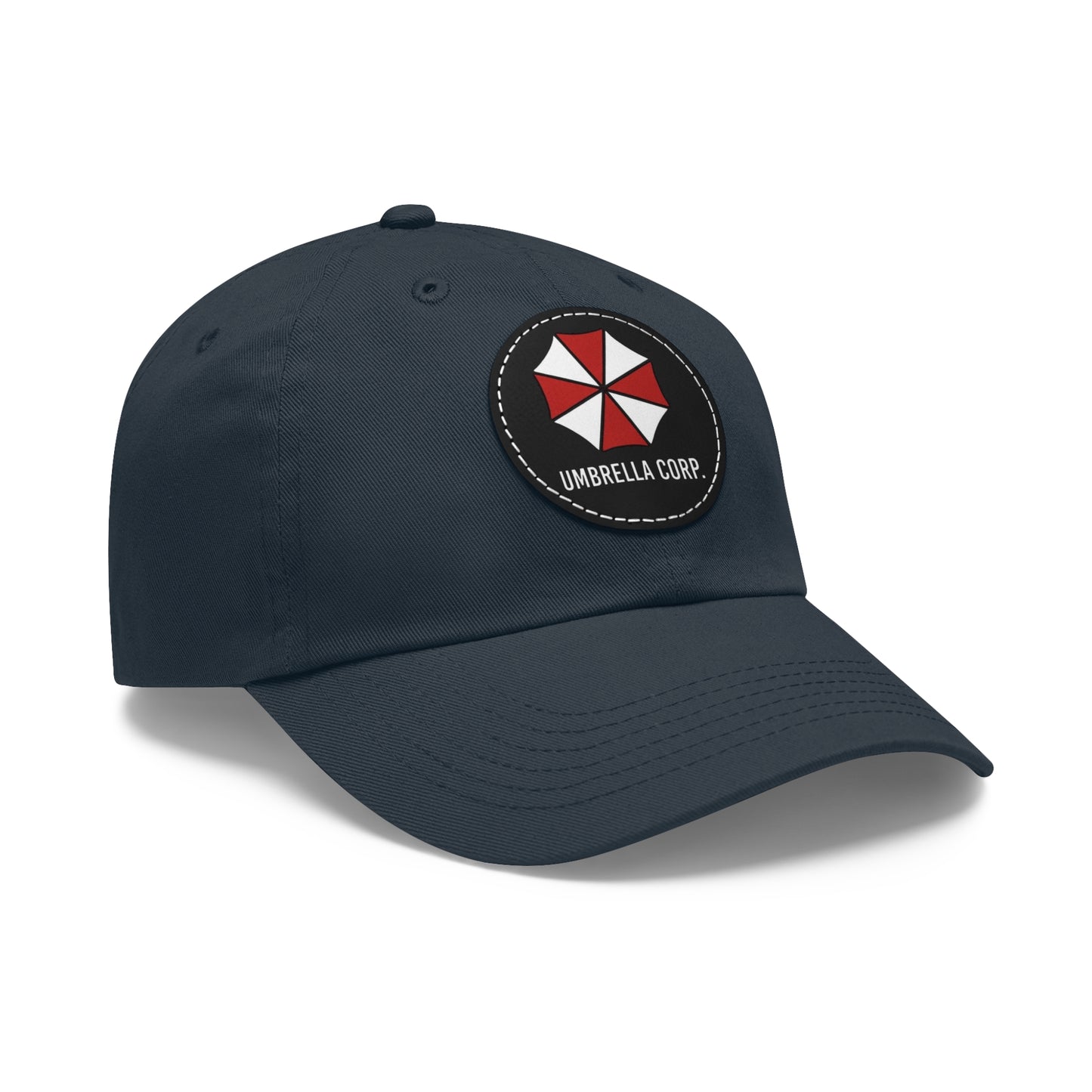 Resident Evil Umbrella Corp. Hat with Leather Patch (Round)