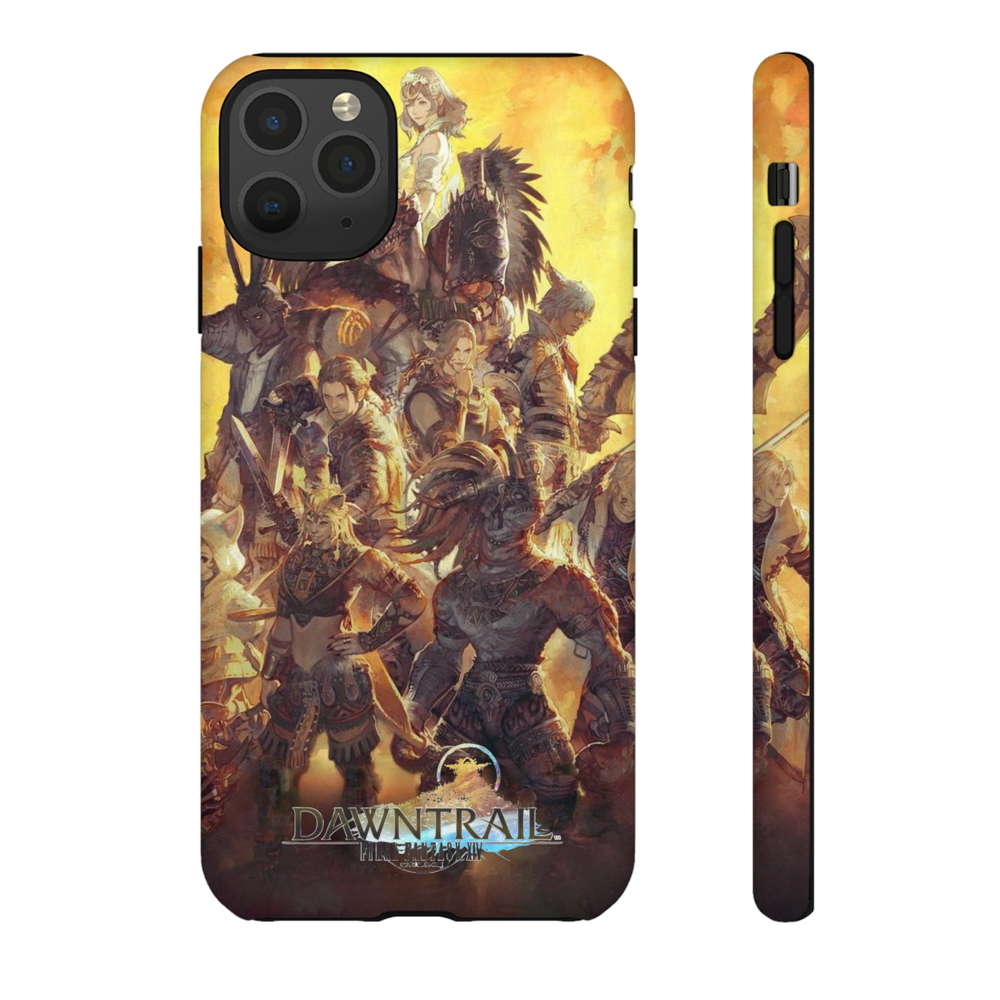 Final Fantasy XIV Dawntrail | Enhance Tough Phone Cases for iPhone 11-15 Pro Max / Samsung S21 - 23 Ultra / Pixel 5 - 7