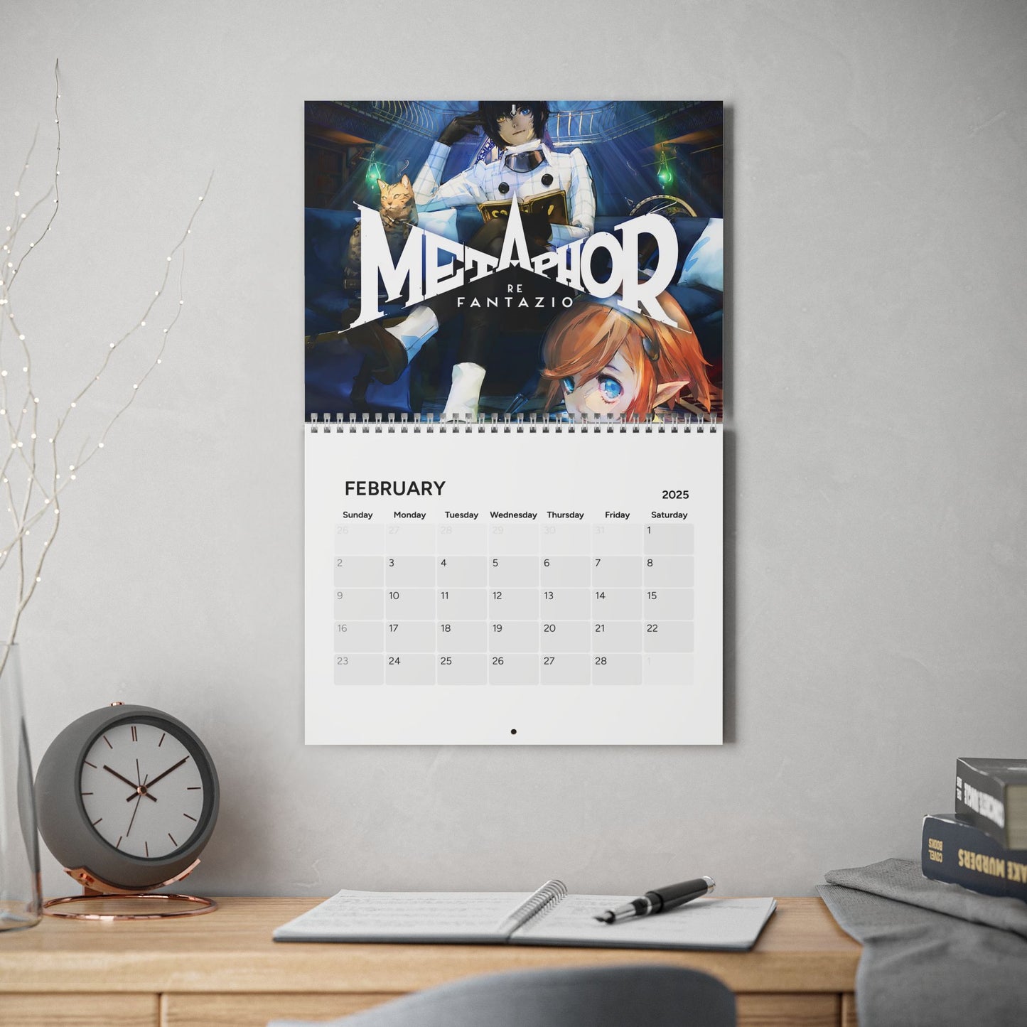 Best Game of the Year & Upcoming Games 2025 Calendar Video Games Calendar | Gaming Wall Calendar | Game Lover Gift | Geeky Wall Art