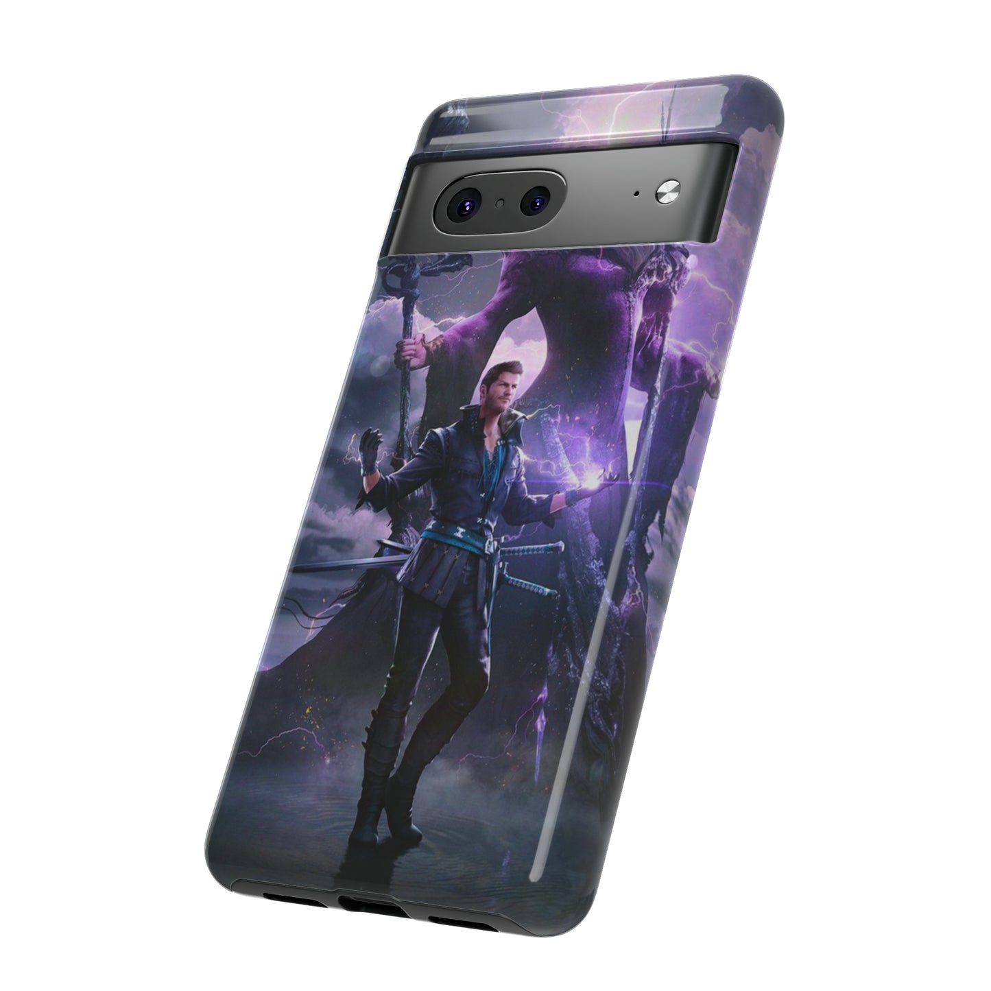 Final Fantasy XVI | Cidolfus Telamon | Enhance Tough Phone Cases for iPhone 11-15 Pro Max / Samsung S21 - 23 Ultra / Pixel 5 - 7