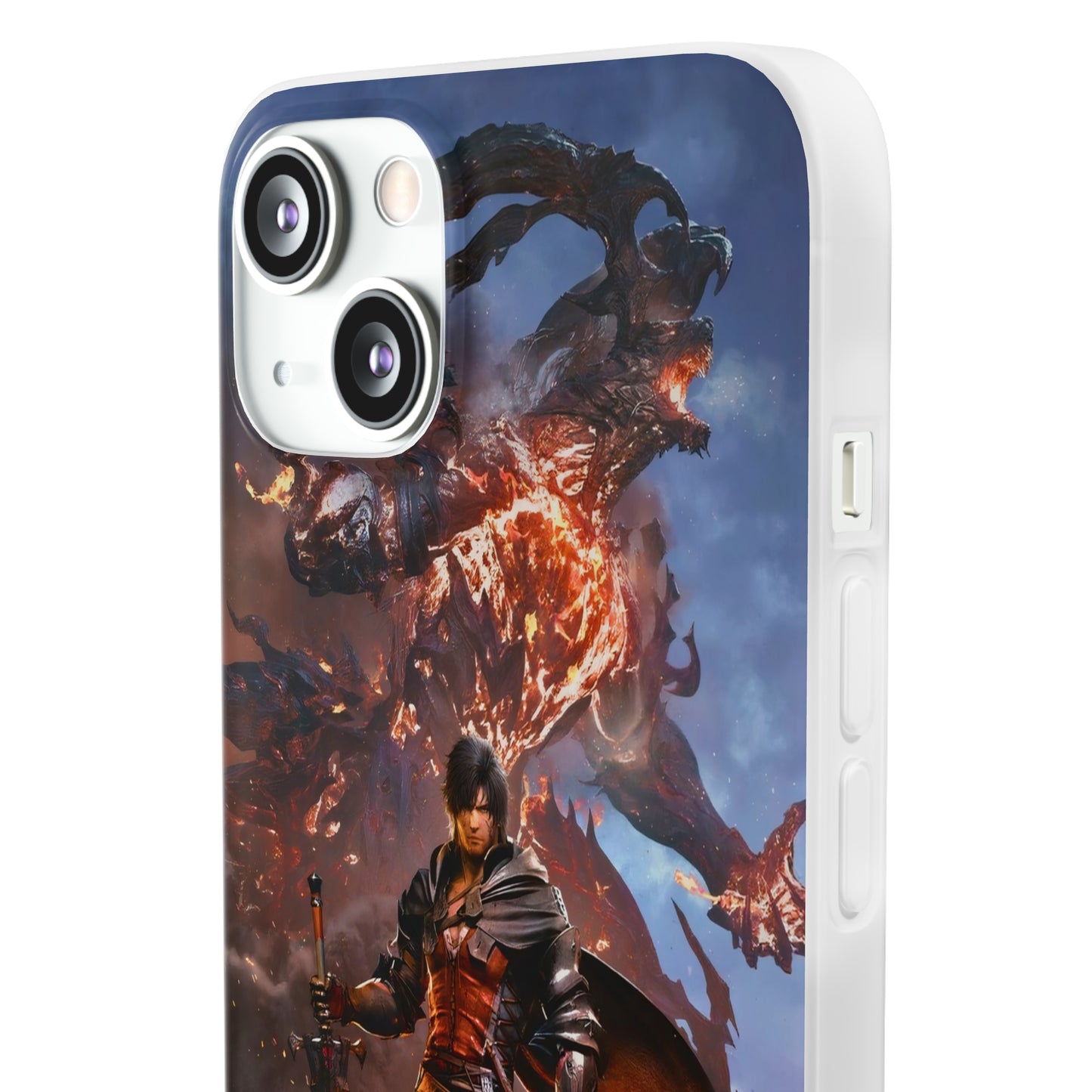 Final Fantasy XVI Clive Rosfield | Flexible Phone Case | Iphone 11-14 Pro Max | Samsung 21-23 Ultra | Gift Packages Choice