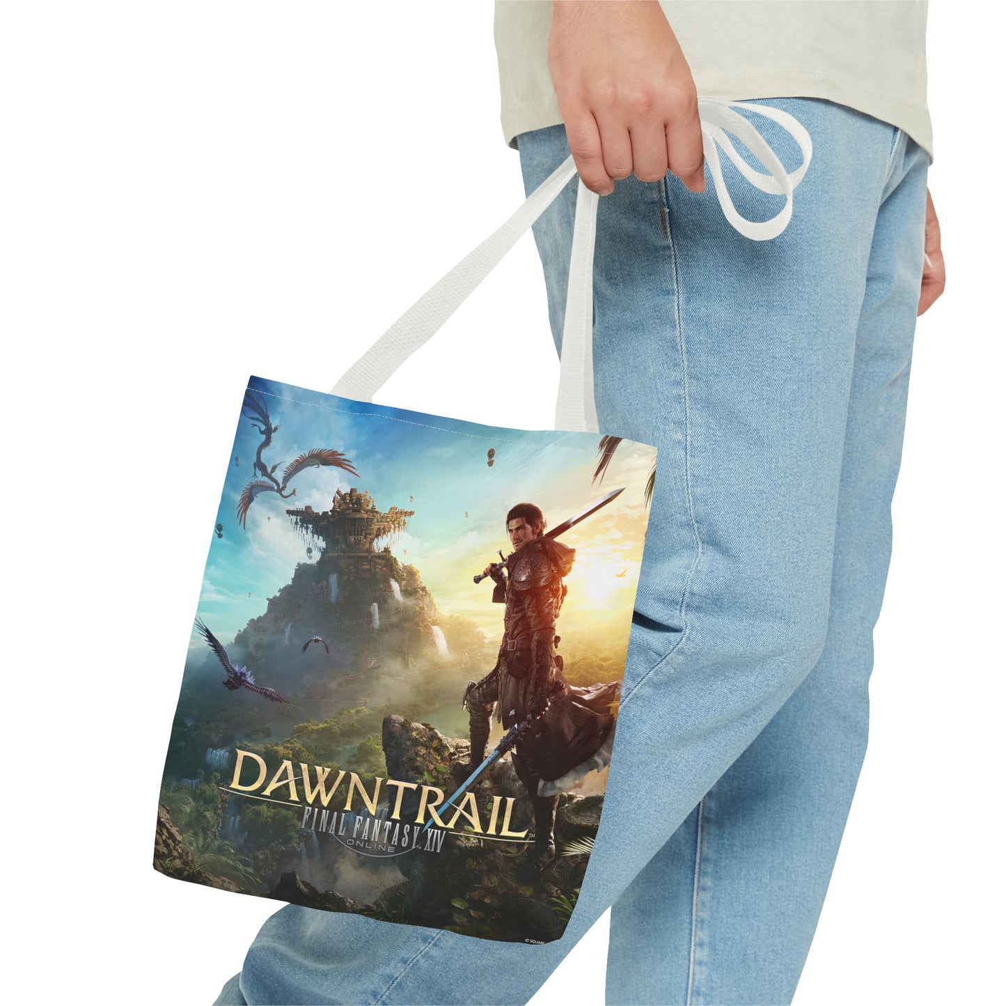 Final Fantasy XIV Dawntrail | Tote Bag (AOP) | 5 color Handle