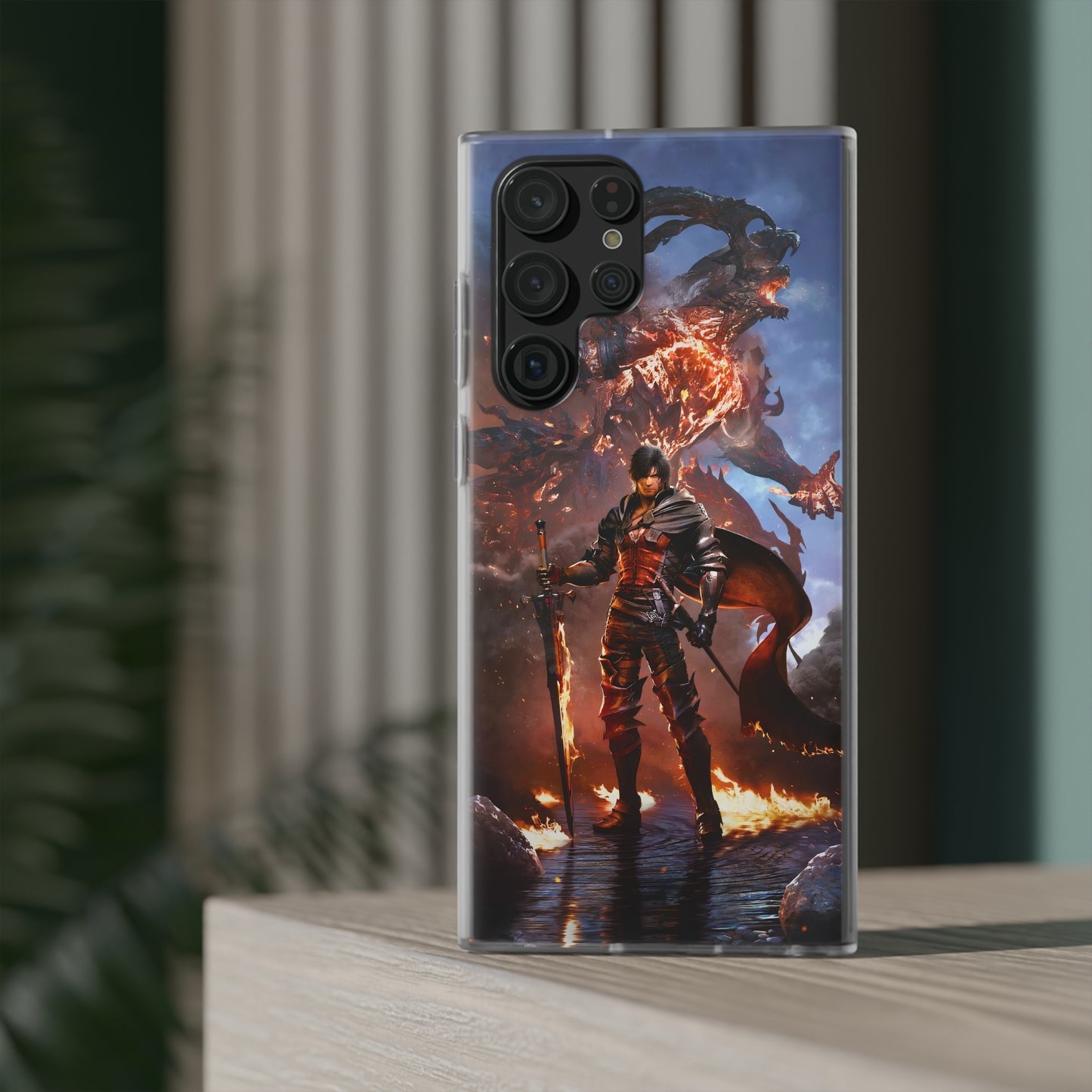 Final Fantasy XVI Clive Rosfield | Flexible Phone Case | Iphone 11-14 Pro Max | Samsung 21-23 Ultra | Gift Packages Choice