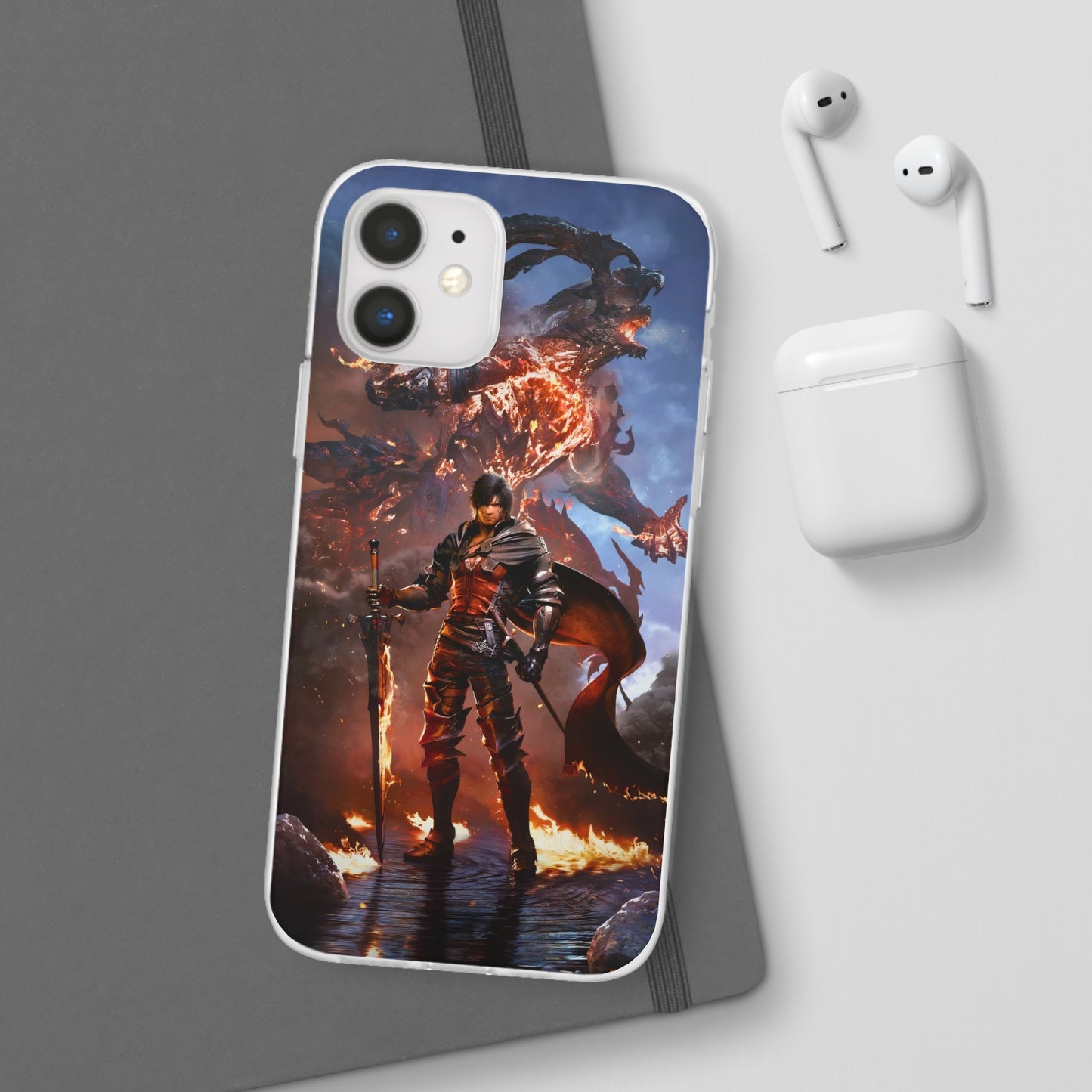 Final Fantasy XVI Clive Rosfield | Flexible Phone Case | Iphone 11-14 Pro Max | Samsung 21-23 Ultra | Gift Packages Choice