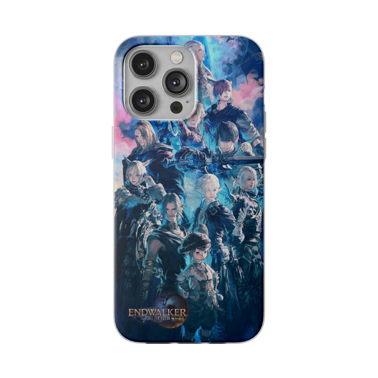 Final Fantasy XIV Endwalker | Flexible Phone Case | Iphone 11-14 Pro Max | Samsung 21-23 Ultra