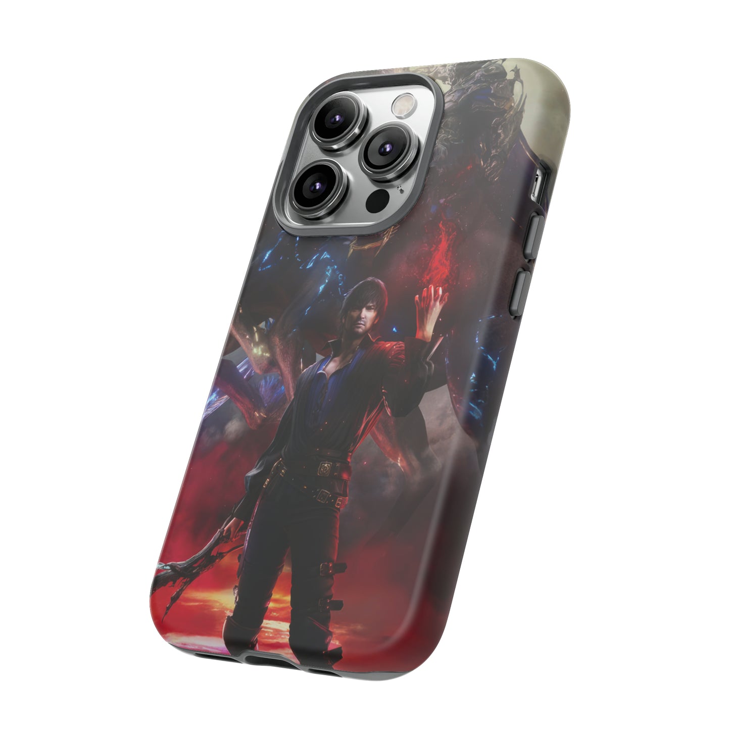 Final Fantasy XVI Barnabas Tharmr | Enhance Tough Phone Cases for iPhone 11-15 Pro Max / Samsung S21 - 23 Ultra / Pixel 5 - 7