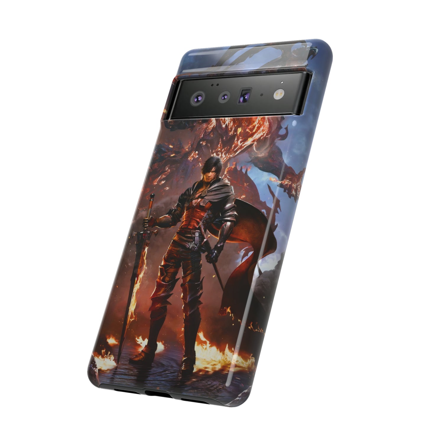 Final Fantasy XVI | Clive Rosfield | Enhance Tough Phone Cases for iPhone 11-15 Pro Max / Samsung S21 - 23 Ultra / Pixel 5 - 7