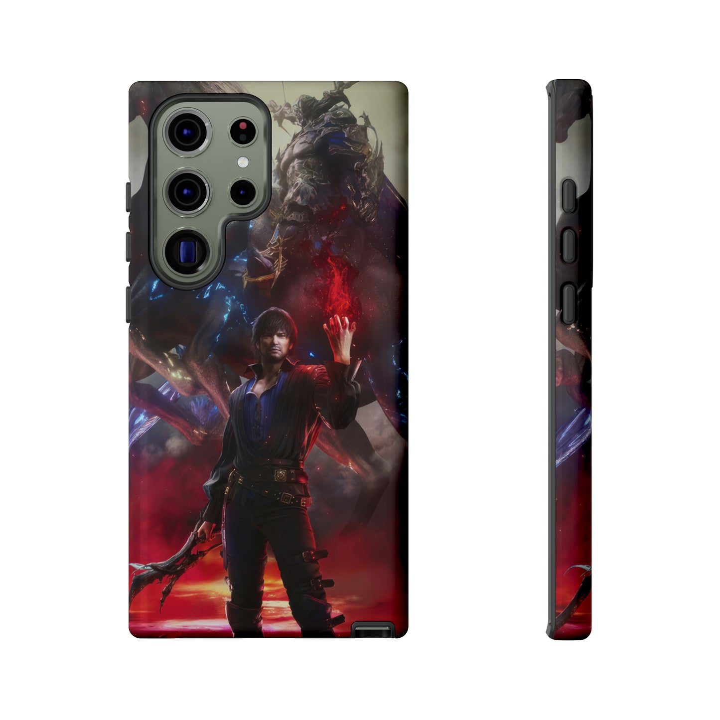 Final Fantasy XVI Barnabas Tharmr | Enhance Tough Phone Cases for iPhone 11-15 Pro Max / Samsung S21 - 23 Ultra / Pixel 5 - 7