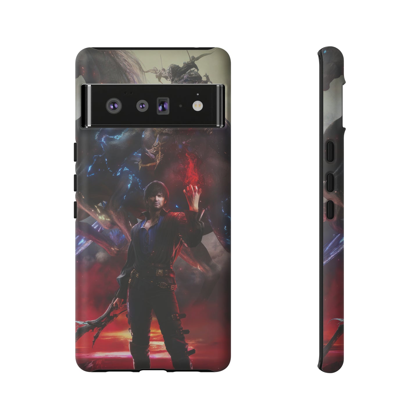 Final Fantasy XVI Barnabas Tharmr | Enhance Tough Phone Cases for iPhone 11-15 Pro Max / Samsung S21 - 23 Ultra / Pixel 5 - 7