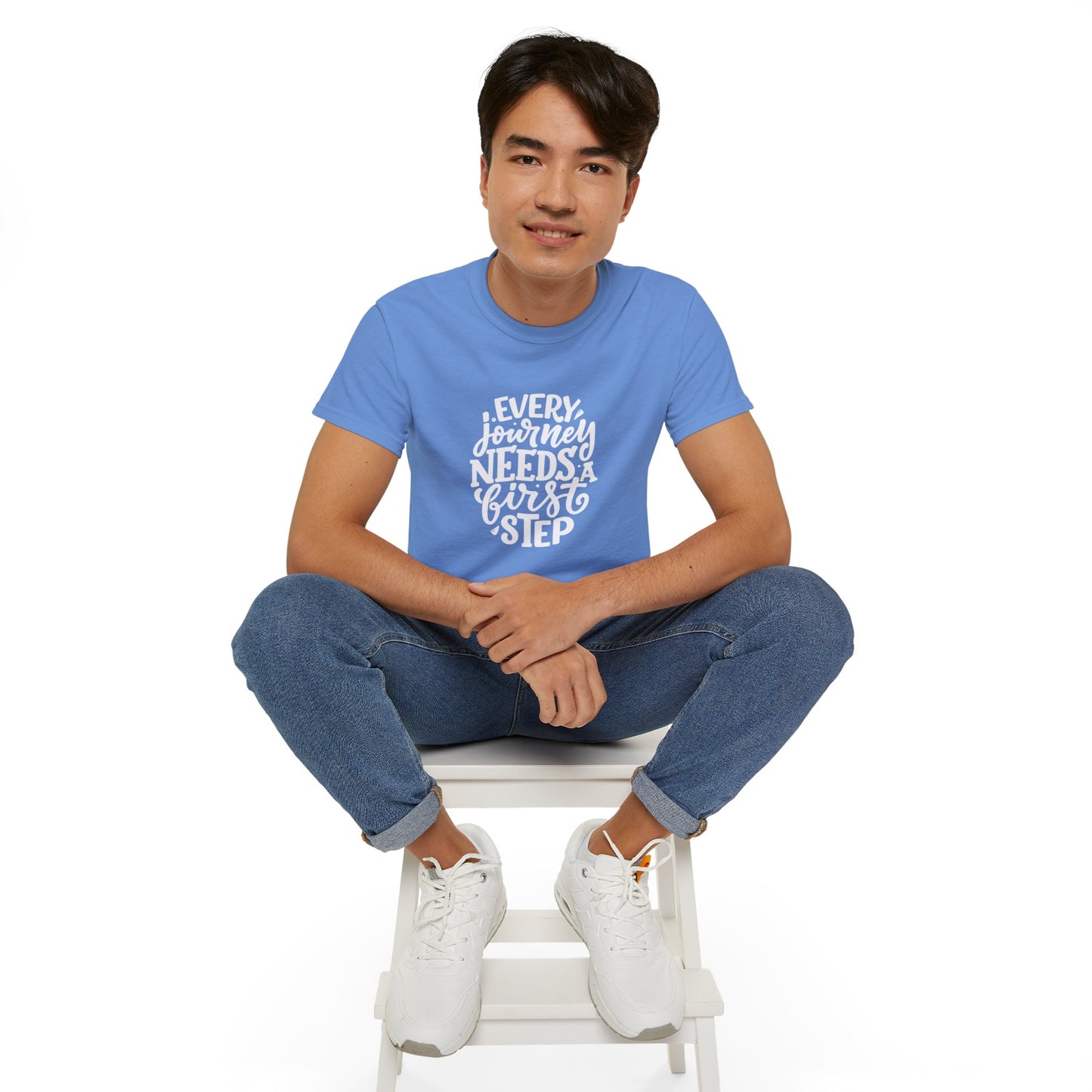 Every Journey Need First Step Unisex Ultra Cotton Tee