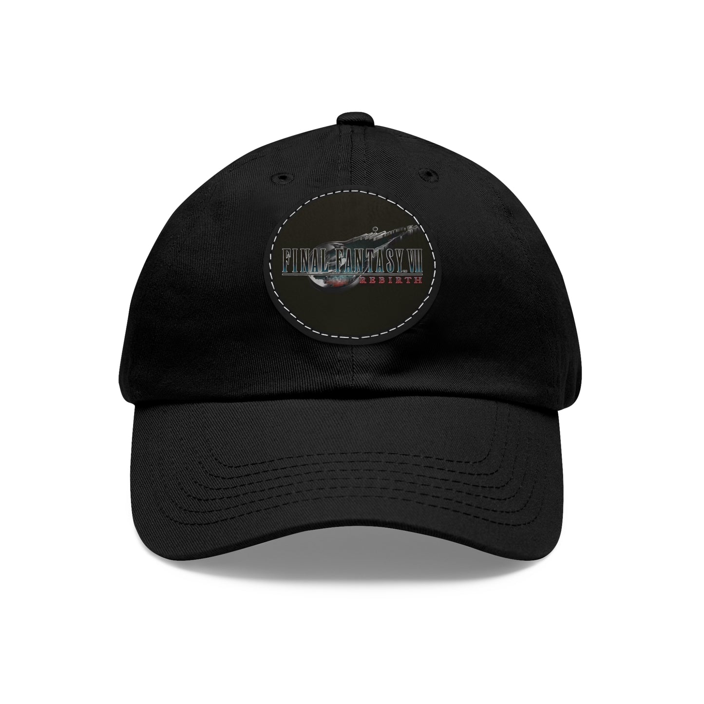 Final Fantasy VII Remake Rebirth Hat with Leather Patch (Round)