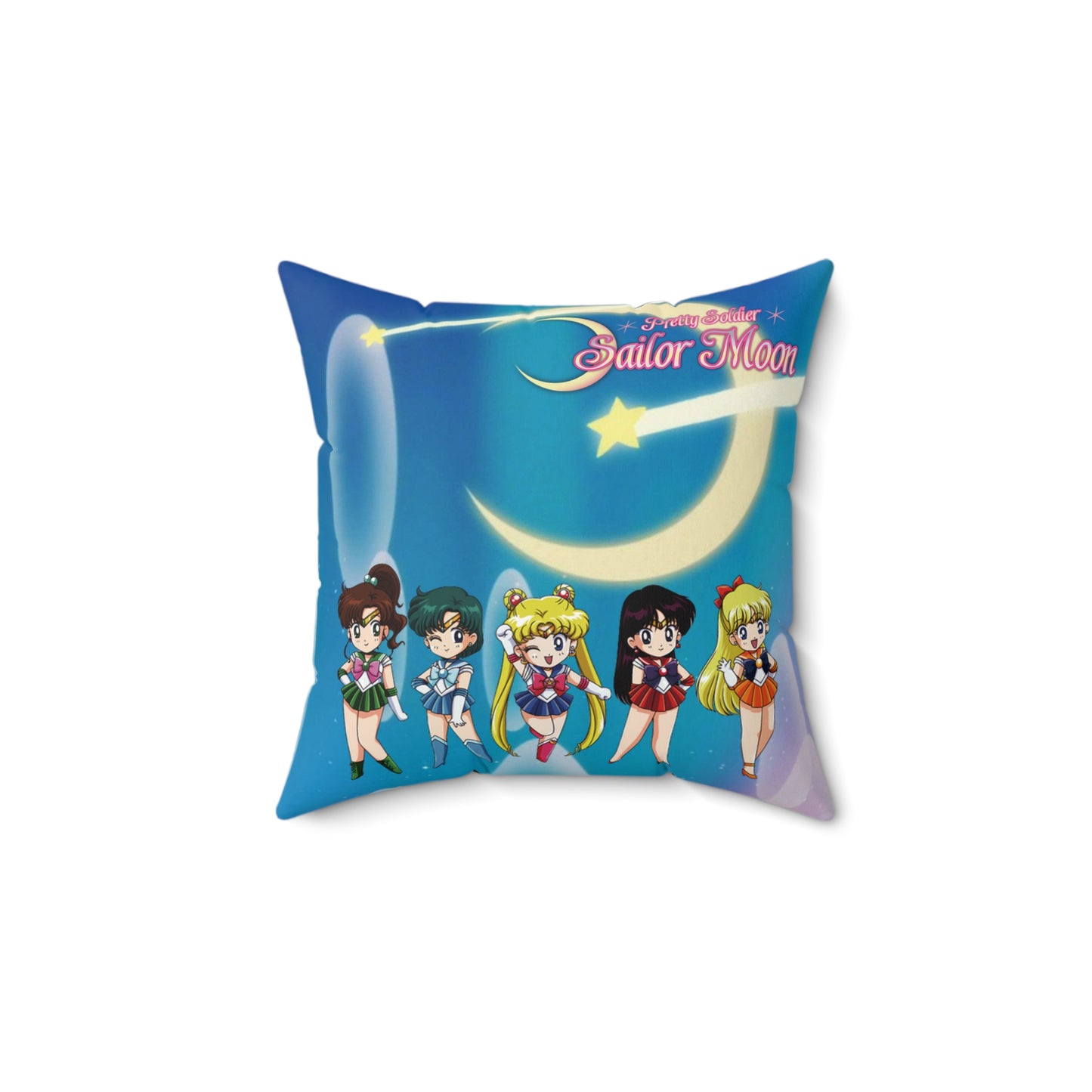 Sailor Moon Art Spun Polyester Square Pillow