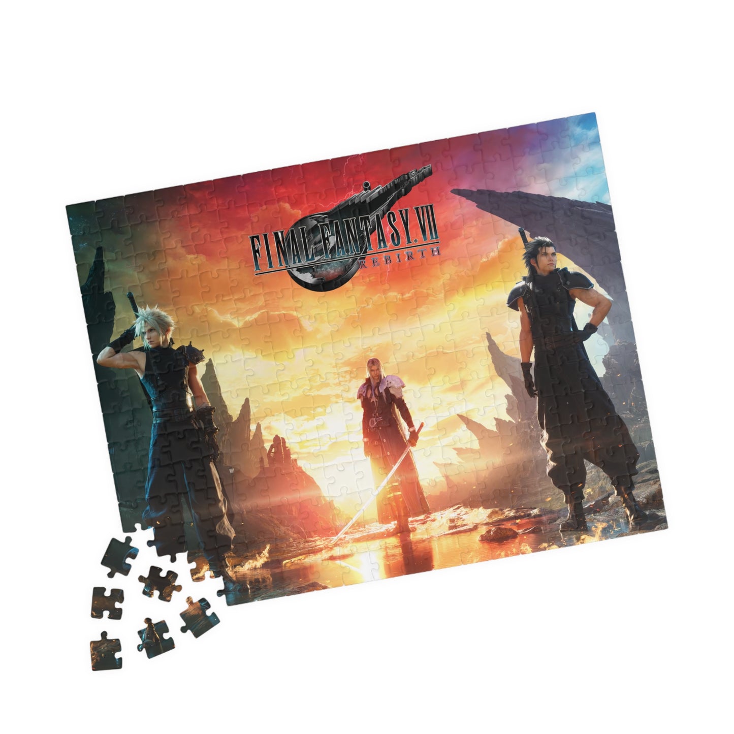 Final Fantasy VII Remake Rebirth | Cloud Zack Sephoroth | Jigsaw Puzzle (252, 520, 1014-piece)