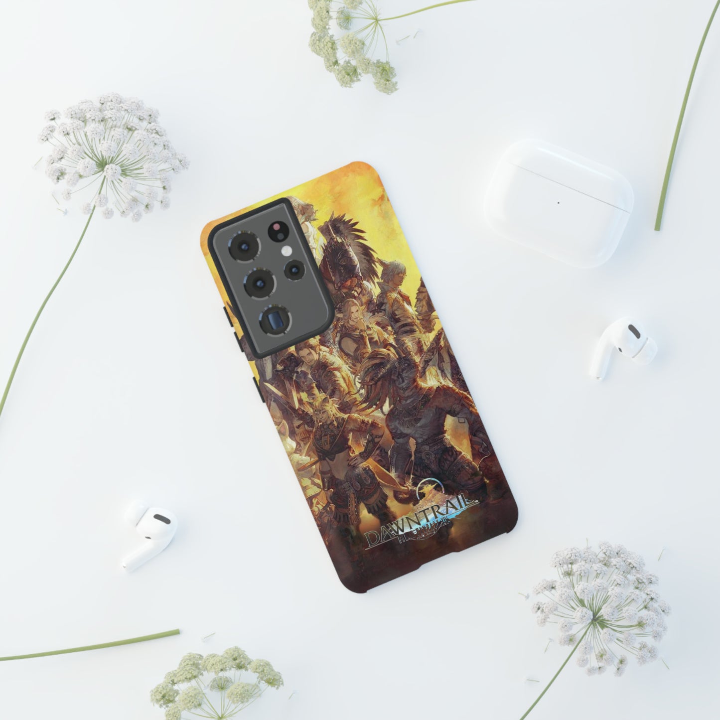 Final Fantasy XIV Dawntrail | Enhance Tough Phone Cases for iPhone 11-15 Pro Max / Samsung S21 - 23 Ultra / Pixel 5 - 7