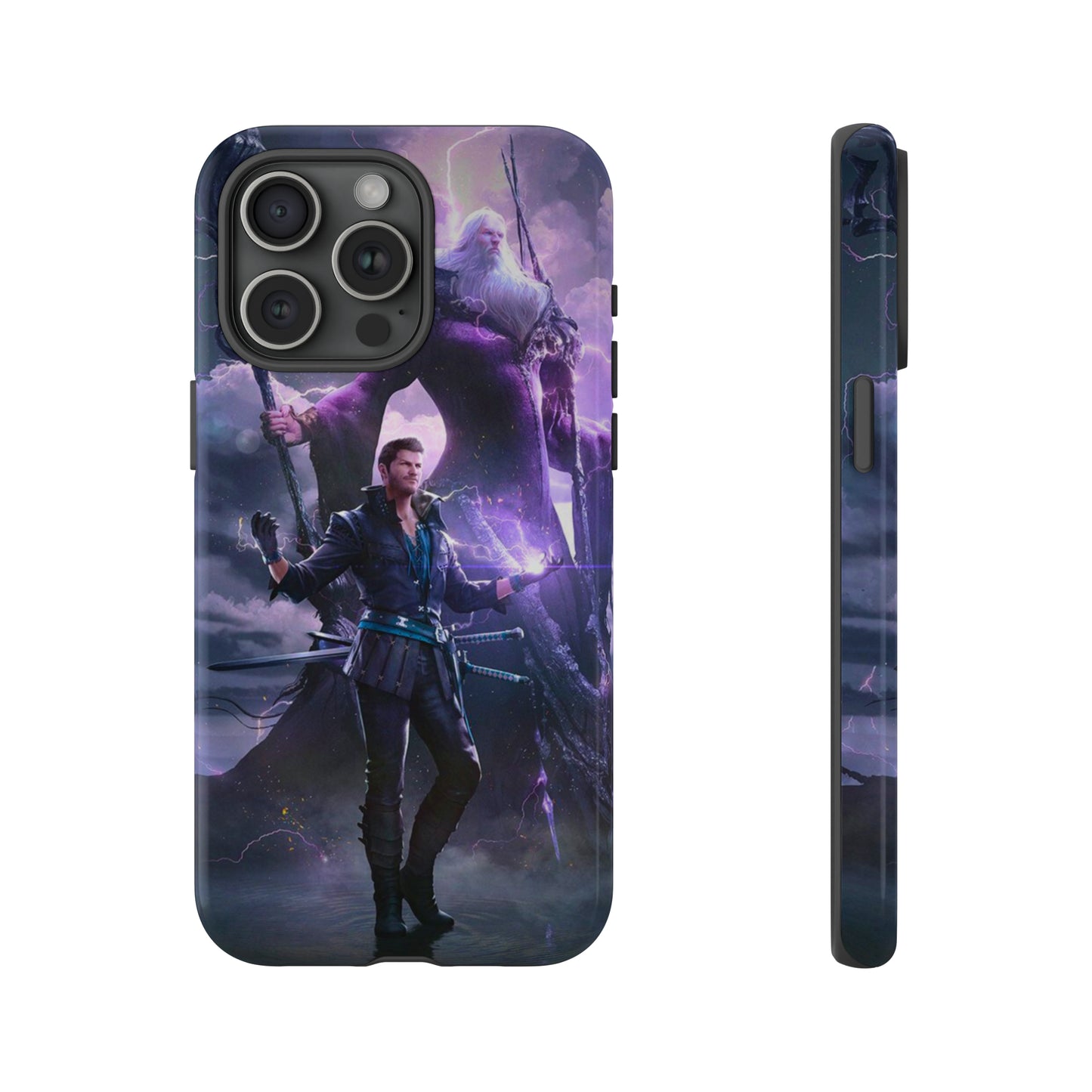 Final Fantasy XVI | Cidolfus Telamon | Enhance Tough Phone Cases for iPhone 11-15 Pro Max / Samsung S21 - 23 Ultra / Pixel 5 - 7