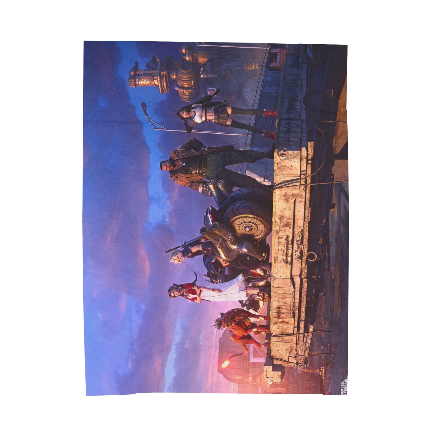 Final Fantasy VII Remake Velveteen Plush Blanket