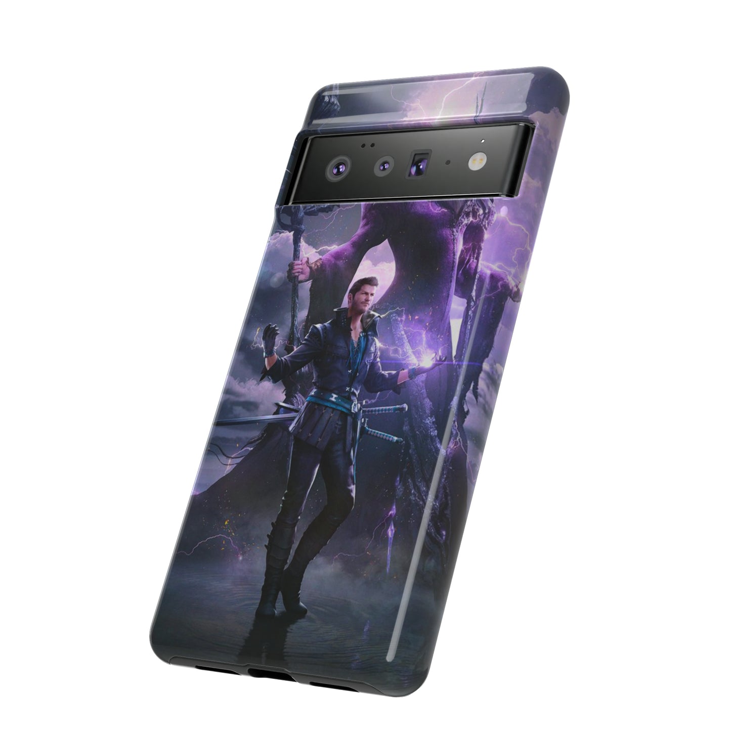 Final Fantasy XVI | Cidolfus Telamon | Enhance Tough Phone Cases for iPhone 11-15 Pro Max / Samsung S21 - 23 Ultra / Pixel 5 - 7