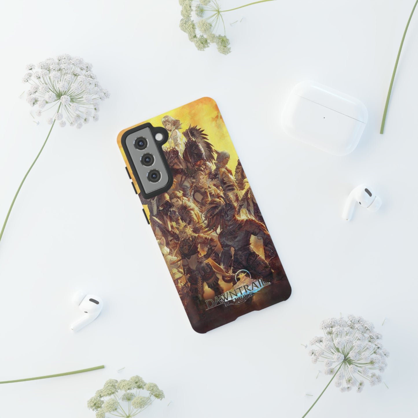 Final Fantasy XIV Dawntrail | Enhance Tough Phone Cases for iPhone 11-15 Pro Max / Samsung S21 - 23 Ultra / Pixel 5 - 7