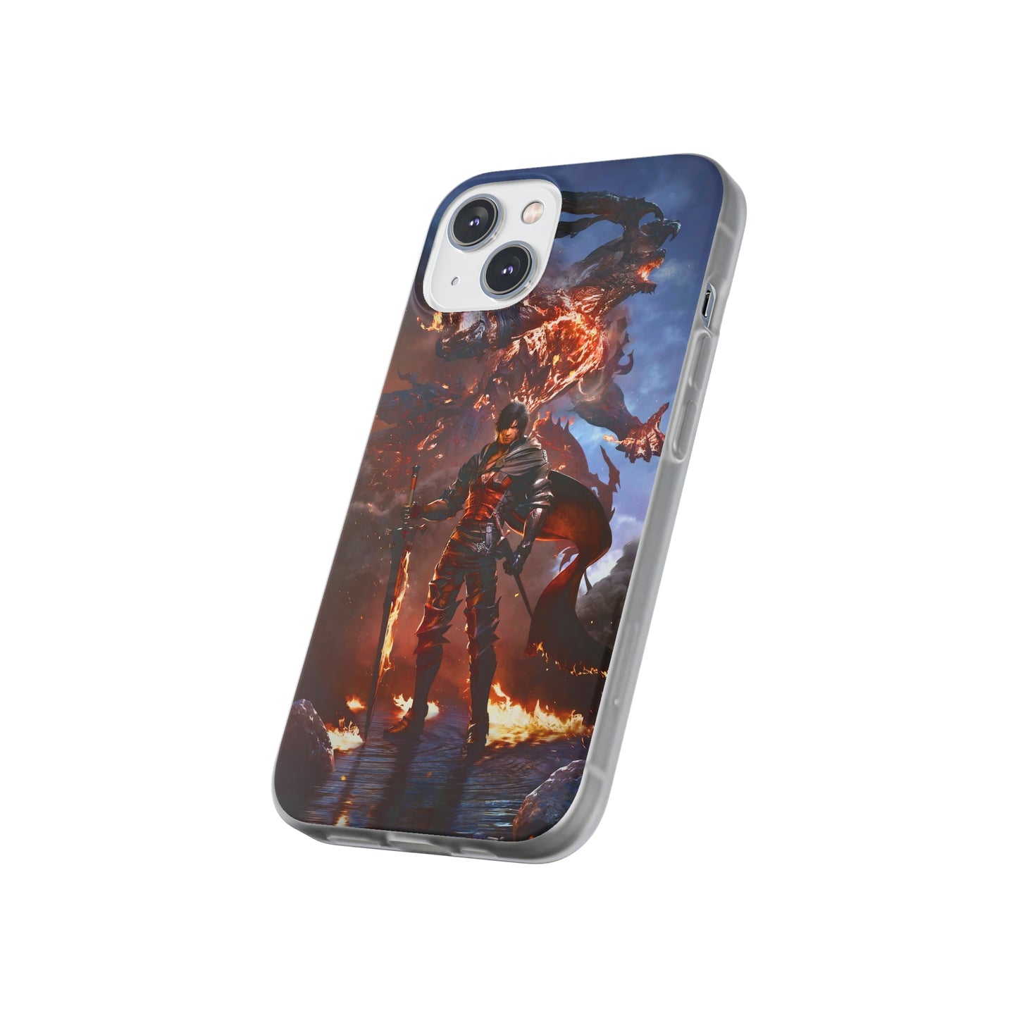 Final Fantasy XVI Clive Rosfield | Flexible Phone Case | Iphone 11-14 Pro Max | Samsung 21-23 Ultra | Gift Packages Choice