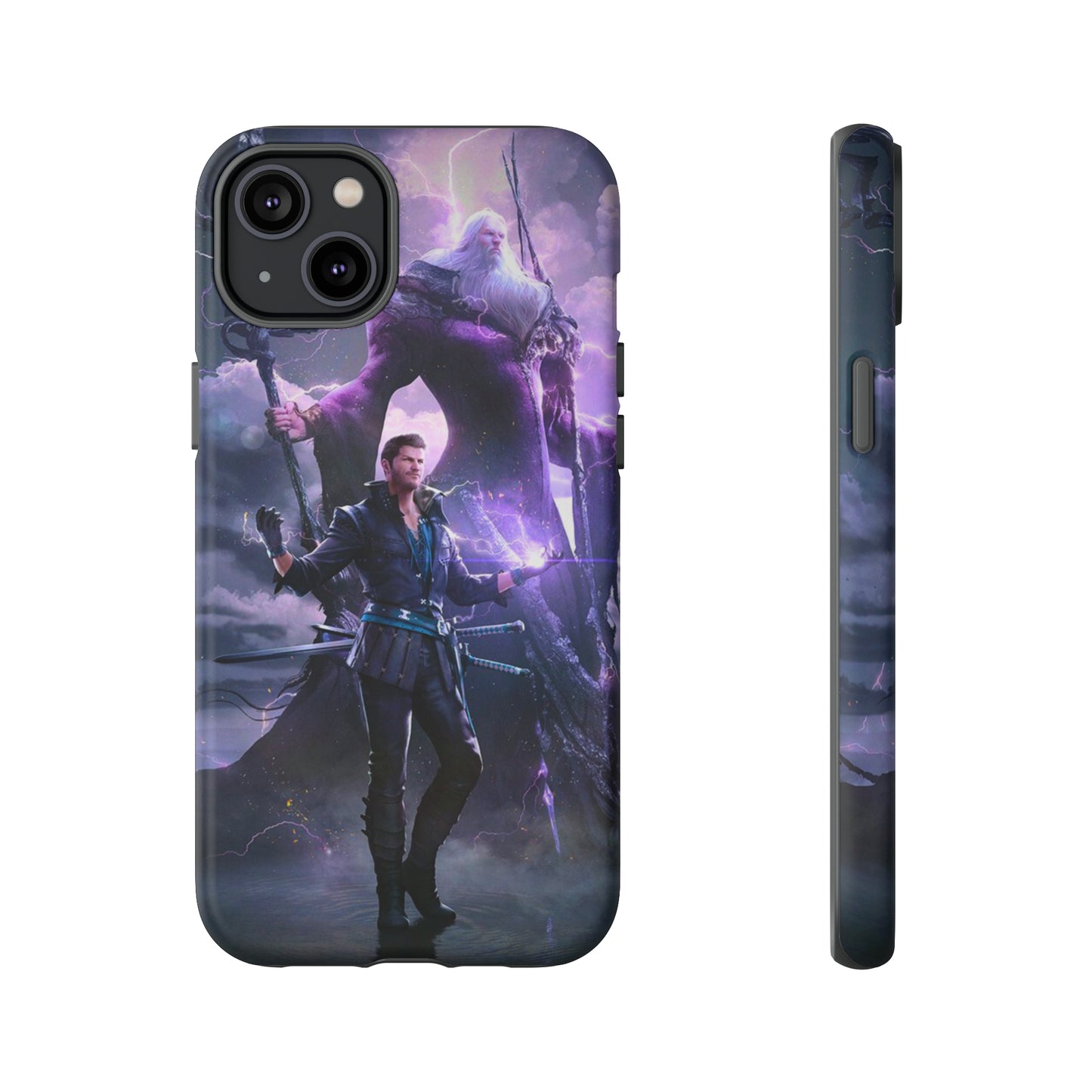 Final Fantasy XVI | Cidolfus Telamon | Enhance Tough Phone Cases for iPhone 11-15 Pro Max / Samsung S21 - 23 Ultra / Pixel 5 - 7