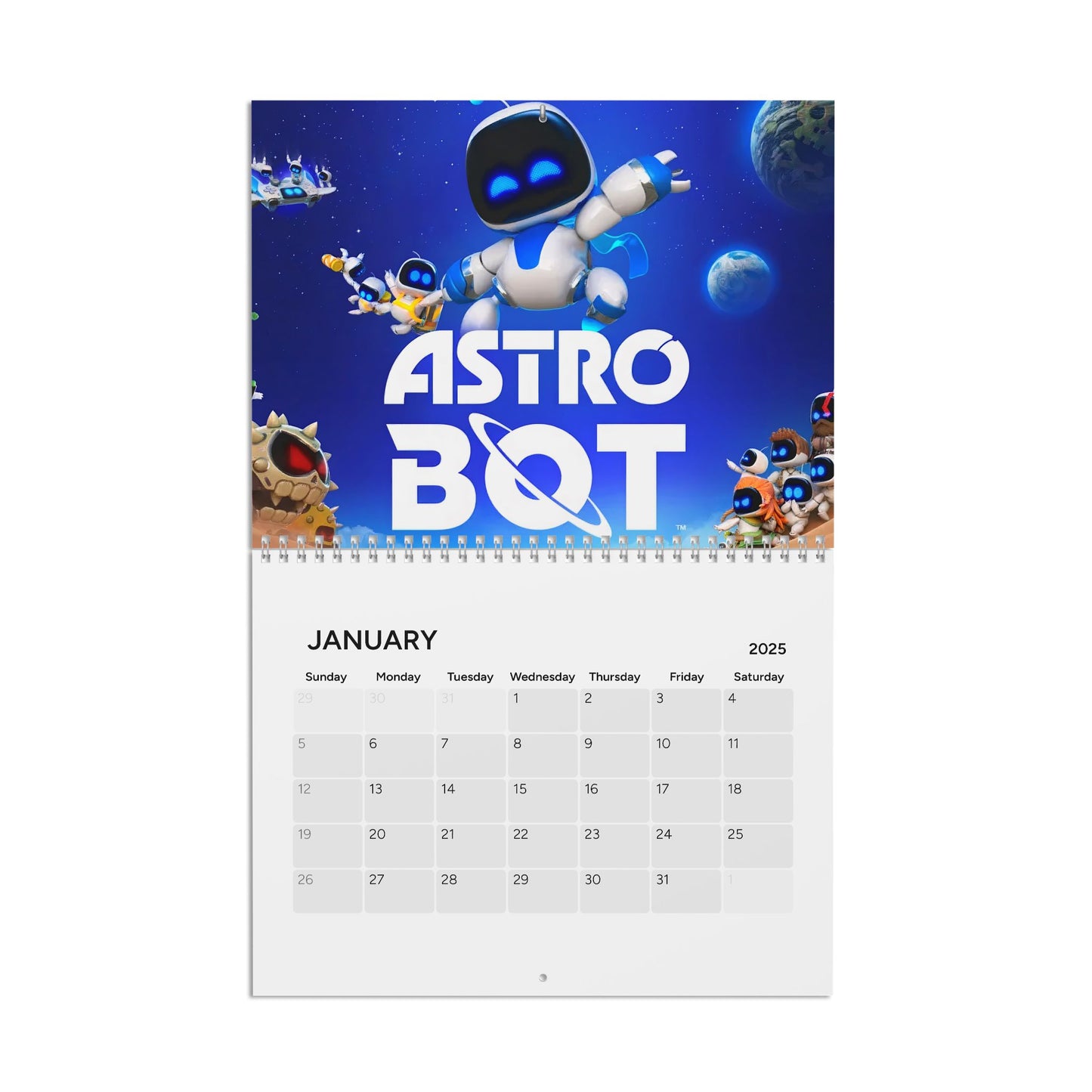 Best Game of the Year & Upcoming Games 2025 Calendar Video Games Calendar | Gaming Wall Calendar | Game Lover Gift | Geeky Wall Art