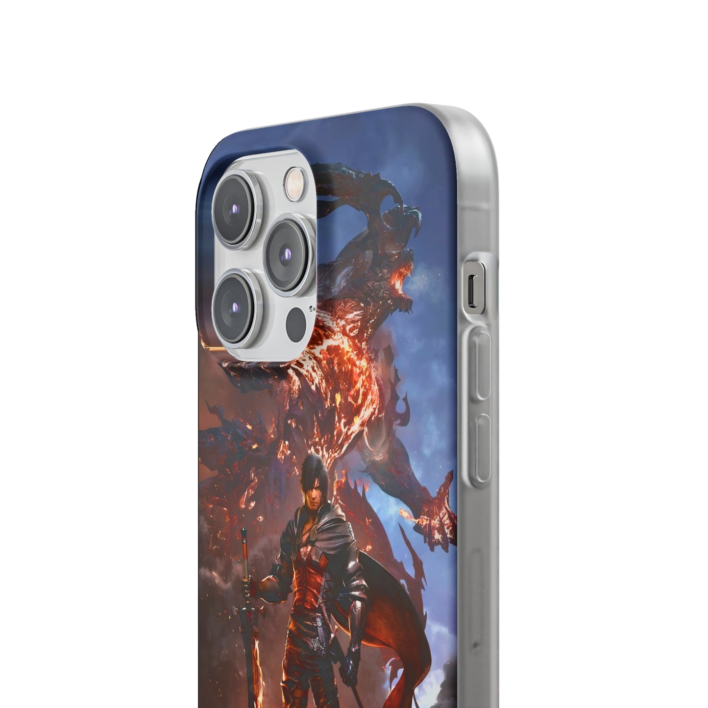 Final Fantasy XVI Clive Rosfield | Flexible Phone Case | Iphone 11-14 Pro Max | Samsung 21-23 Ultra | Gift Packages Choice