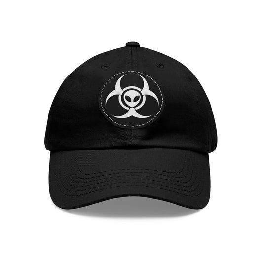 Skinwalker Ranch Alien UAP Hat with Leather Patch (Round)