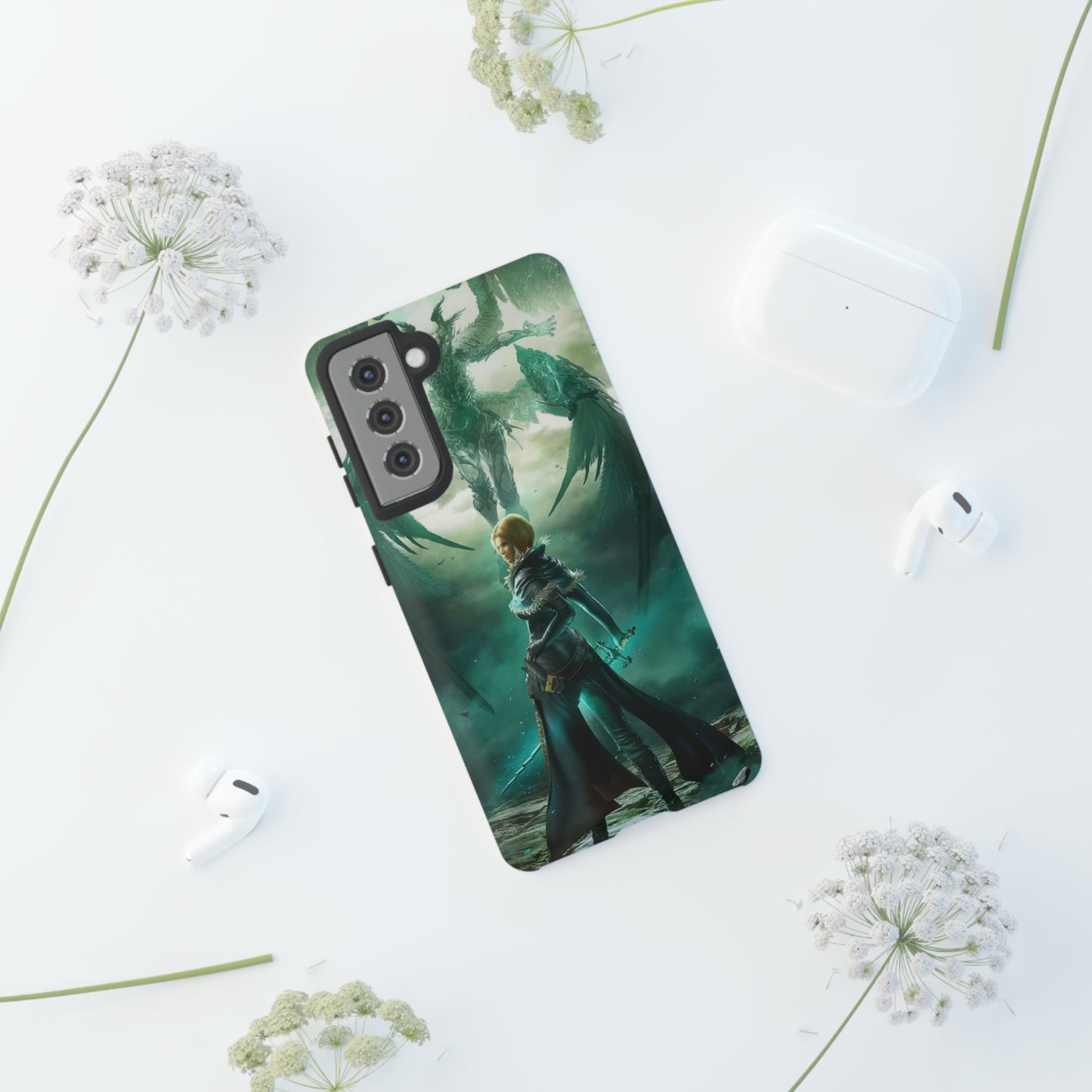 Final Fantasy XVI Benedikta Harman |  Enhance Tough Phone Cases for iPhone 11-15 Pro Max / Samsung S21 - 23 Ultra / Pixel 5 - 7