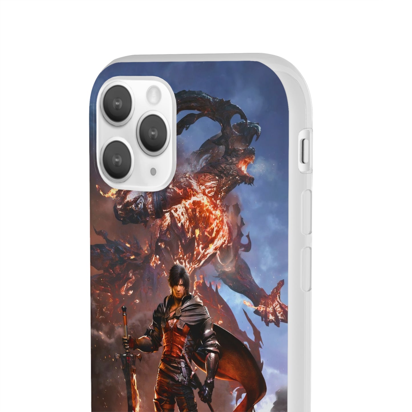 Final Fantasy XVI Clive Rosfield | Flexible Phone Case | Iphone 11-14 Pro Max | Samsung 21-23 Ultra | Gift Packages Choice