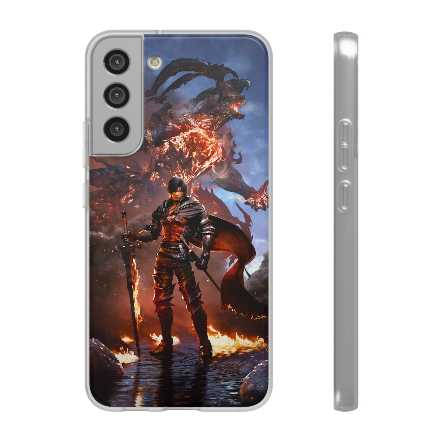 Final Fantasy XVI Clive Rosfield | Flexible Phone Case | Iphone 11-14 Pro Max | Samsung 21-23 Ultra | Gift Packages Choice