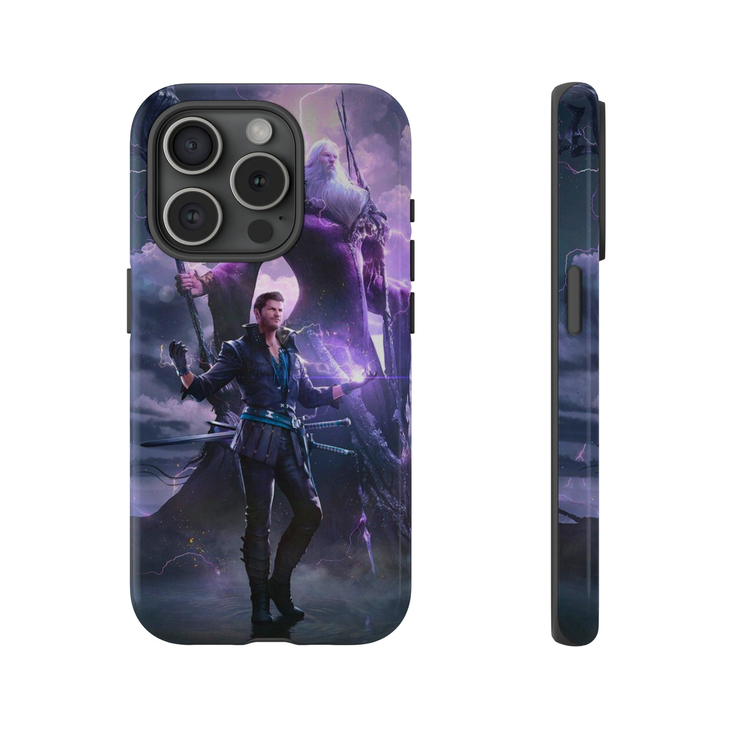 Final Fantasy XVI | Cidolfus Telamon | Enhance Tough Phone Cases for iPhone 11-15 Pro Max / Samsung S21 - 23 Ultra / Pixel 5 - 7