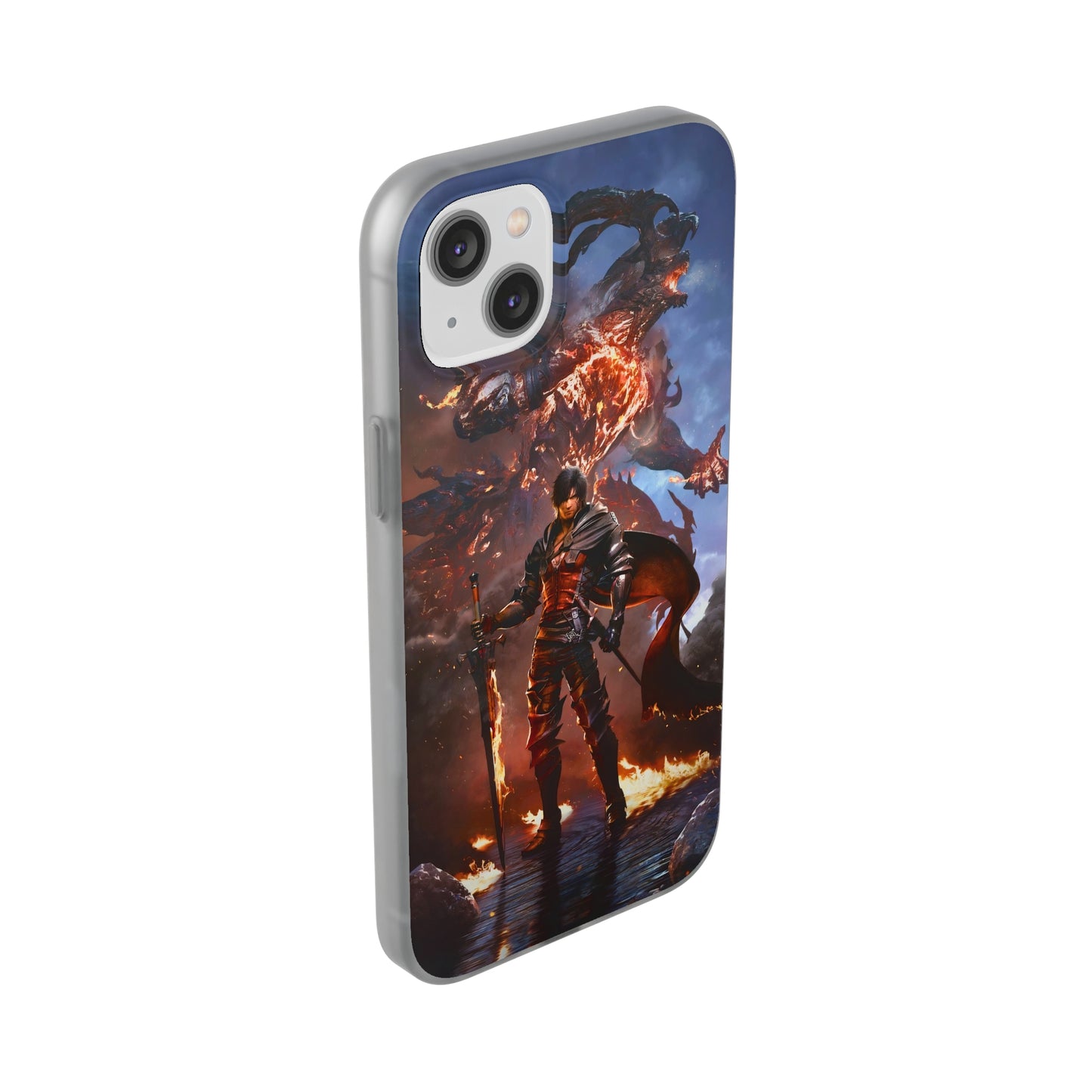 Final Fantasy XVI Clive Rosfield | Flexible Phone Case | Iphone 11-14 Pro Max | Samsung 21-23 Ultra | Gift Packages Choice