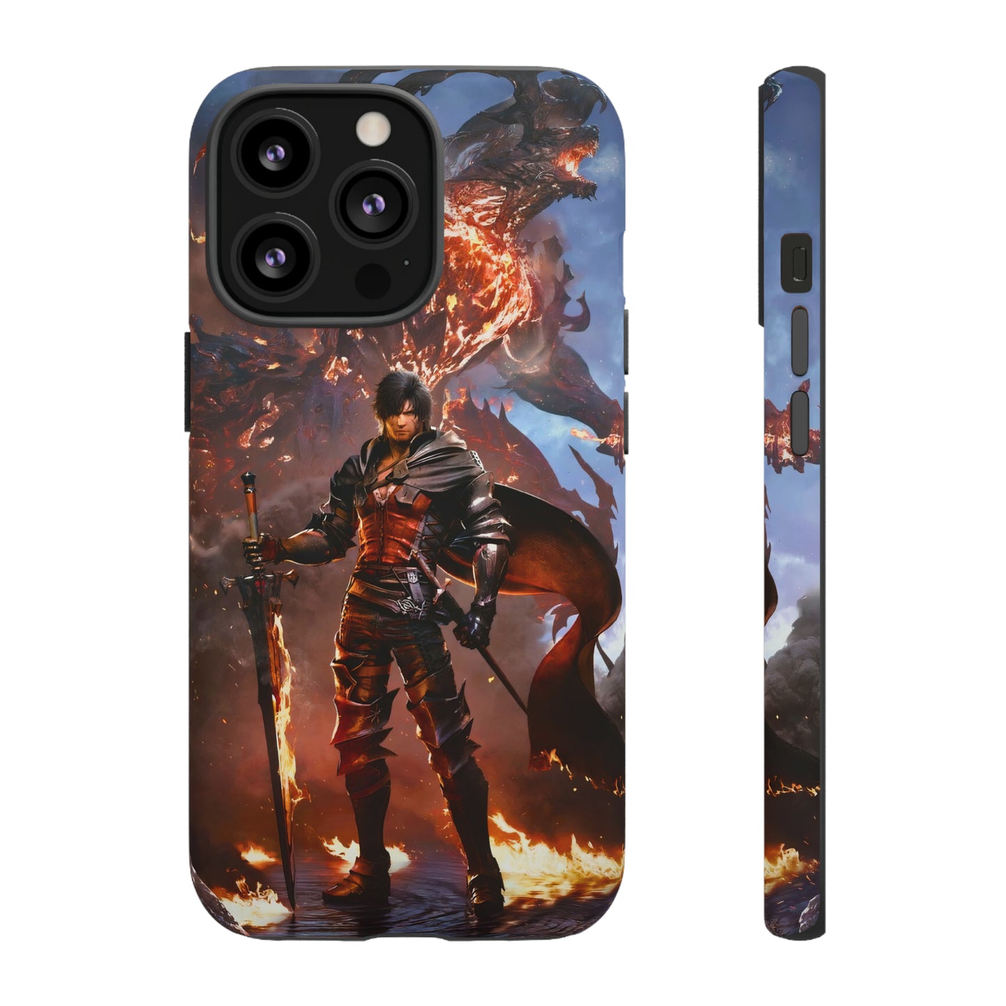 Final Fantasy XVI | Clive Rosfield | Enhance Tough Phone Cases for iPhone 11-15 Pro Max / Samsung S21 - 23 Ultra / Pixel 5 - 7