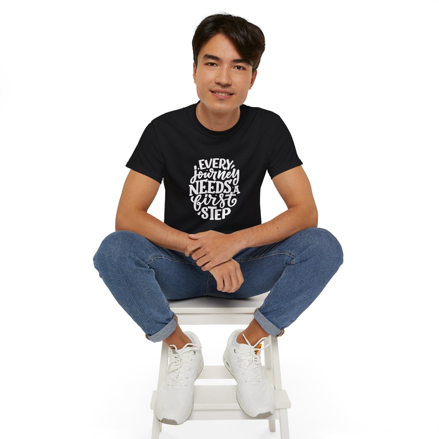 Every Journey Need First Step Unisex Ultra Cotton Tee