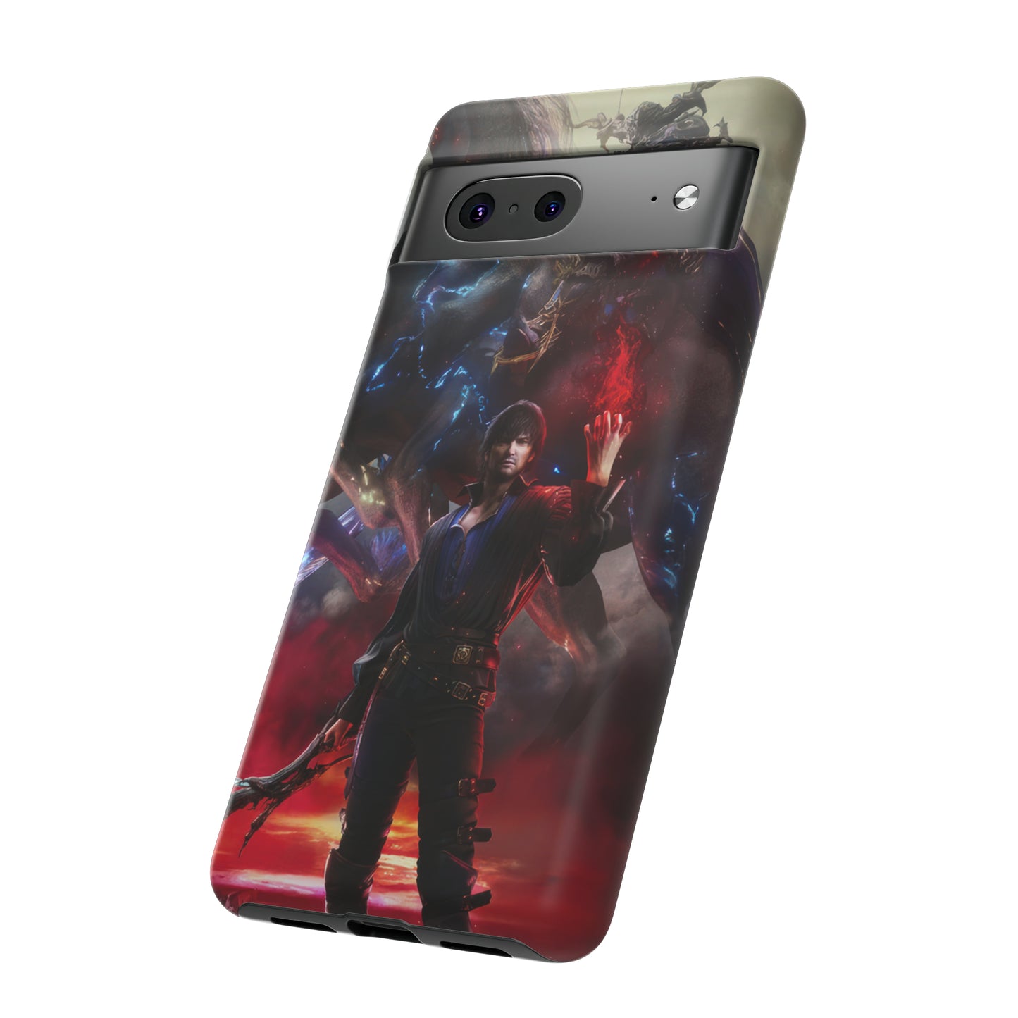 Final Fantasy XVI Barnabas Tharmr | Enhance Tough Phone Cases for iPhone 11-15 Pro Max / Samsung S21 - 23 Ultra / Pixel 5 - 7