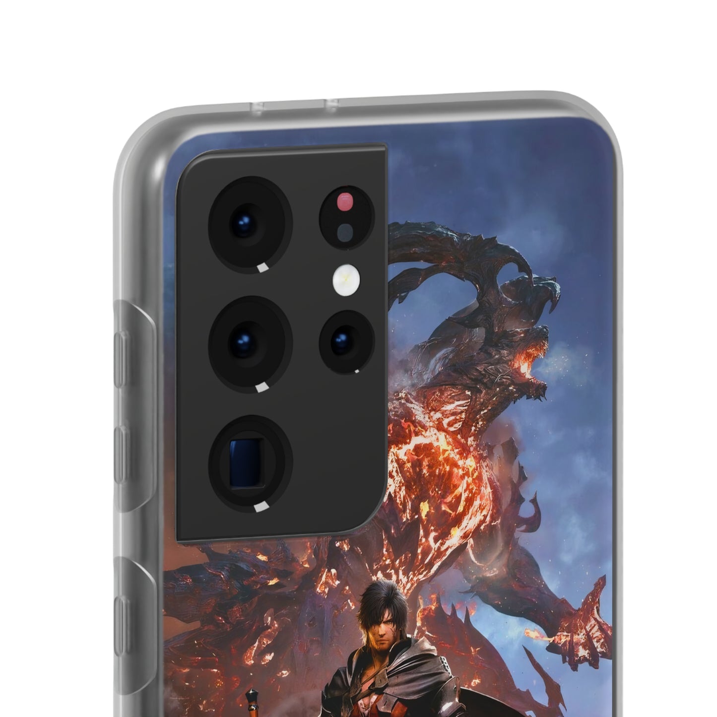 Final Fantasy XVI Clive Rosfield | Flexible Phone Case | Iphone 11-14 Pro Max | Samsung 21-23 Ultra | Gift Packages Choice