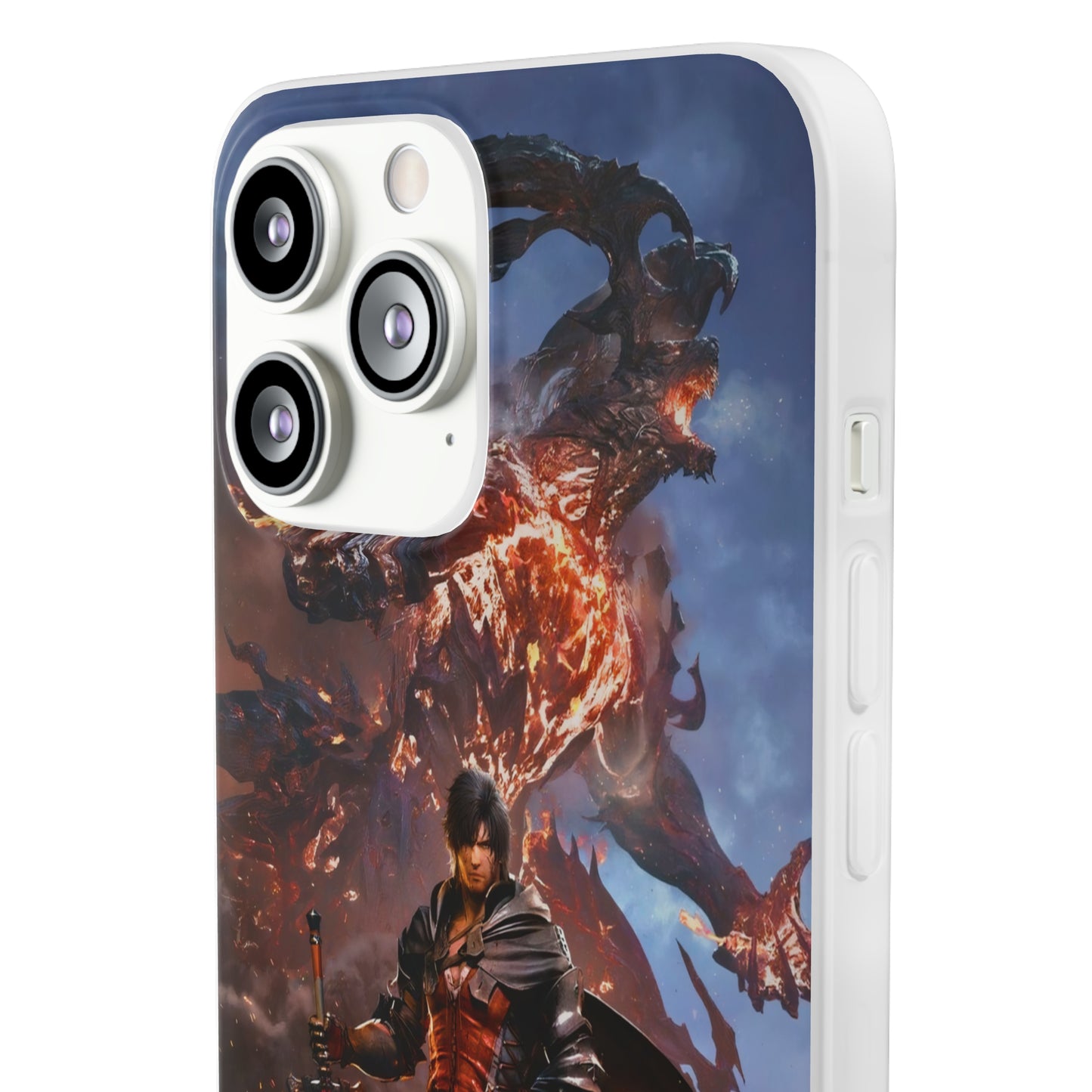 Final Fantasy XVI Clive Rosfield | Flexible Phone Case | Iphone 11-14 Pro Max | Samsung 21-23 Ultra | Gift Packages Choice