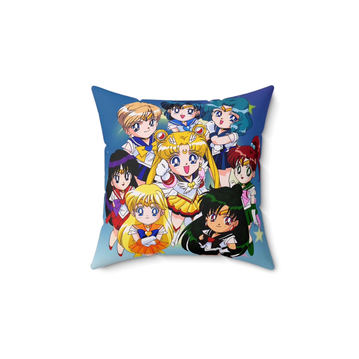 Sailor Moon Art Spun Polyester Square Pillow