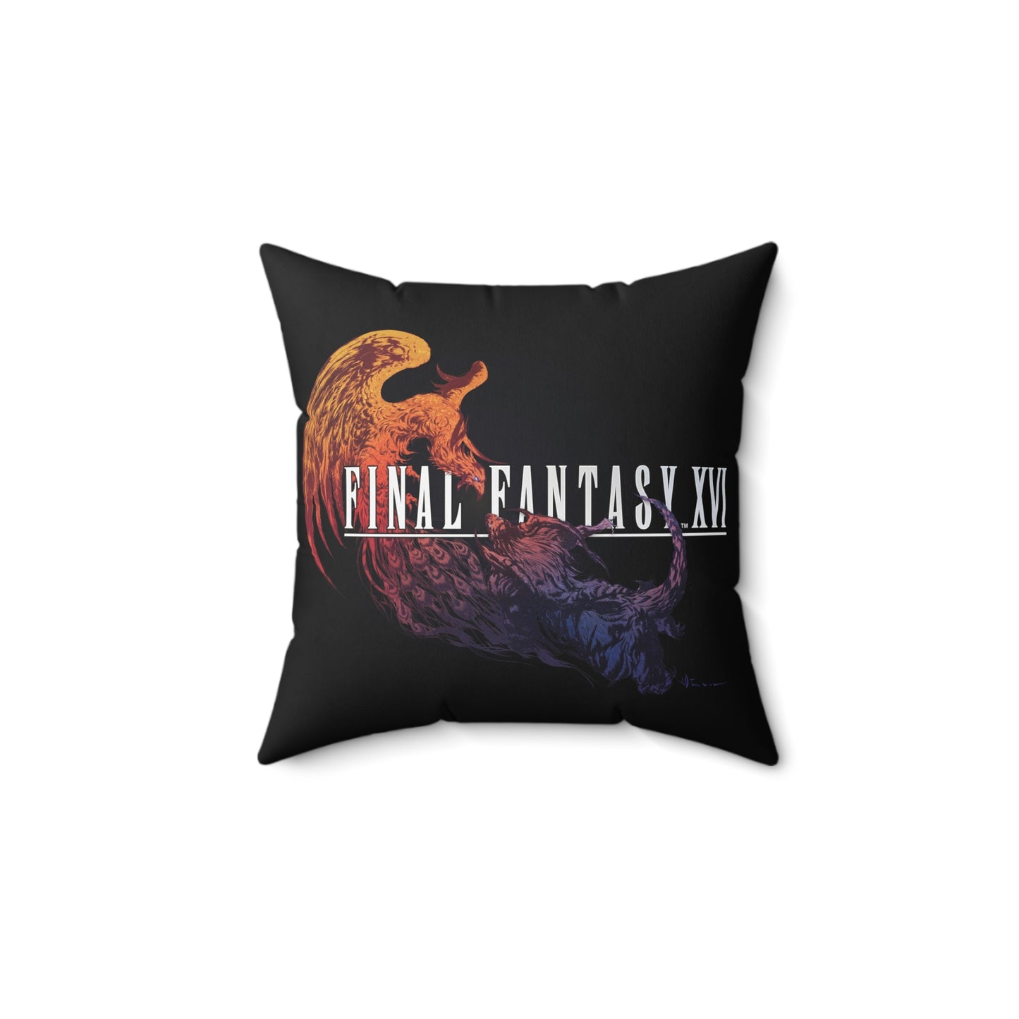 Final Fantasy XVI Clive Rosfield Spun Polyester Square Pillow